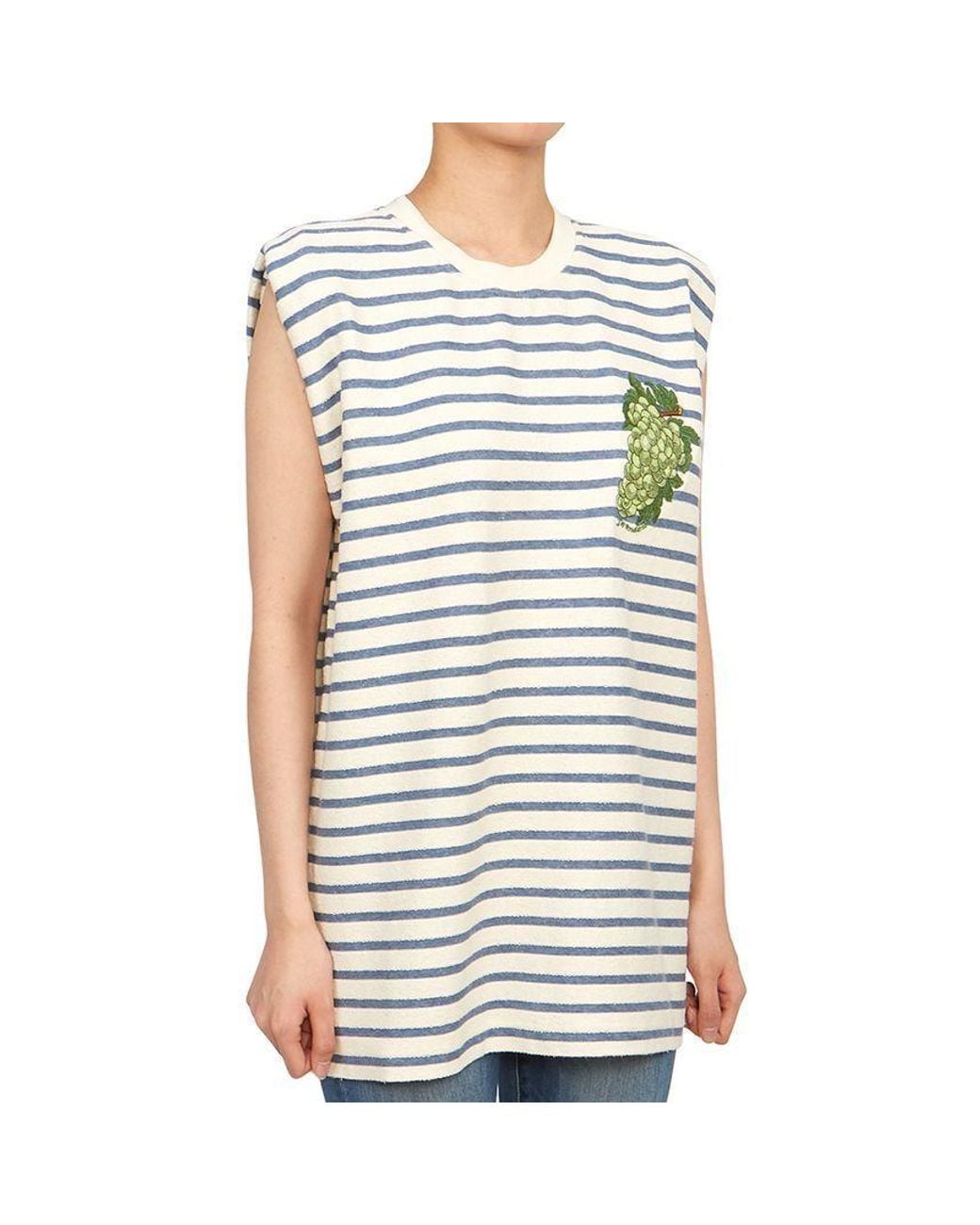 J.W. Anderson Gray Grape Towelling Tank Top