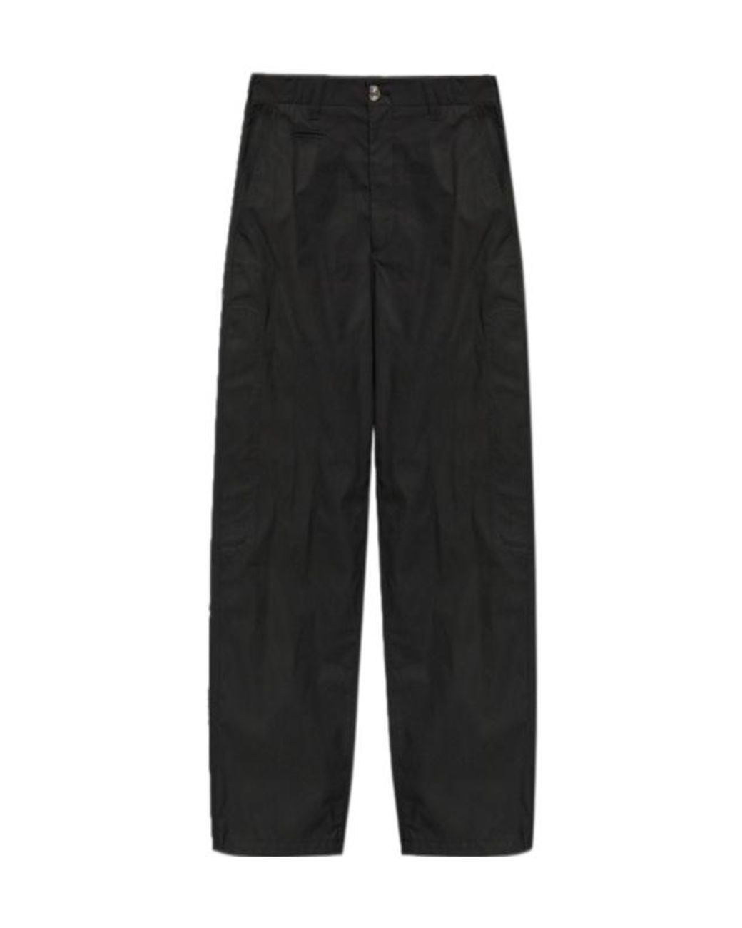 Moschino Black Straight Leg Cargo Trousers for men