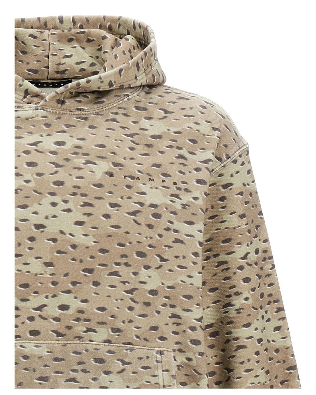 Stampd Gray Camo Hooded Sweater for men