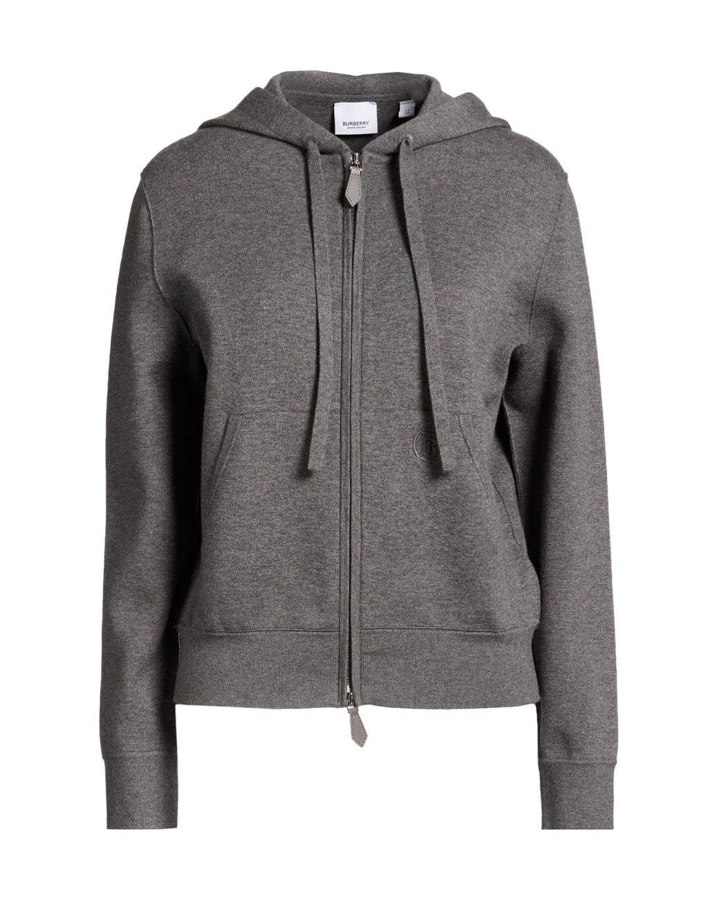 Burberry Gray Lightweight Knit Cardigan