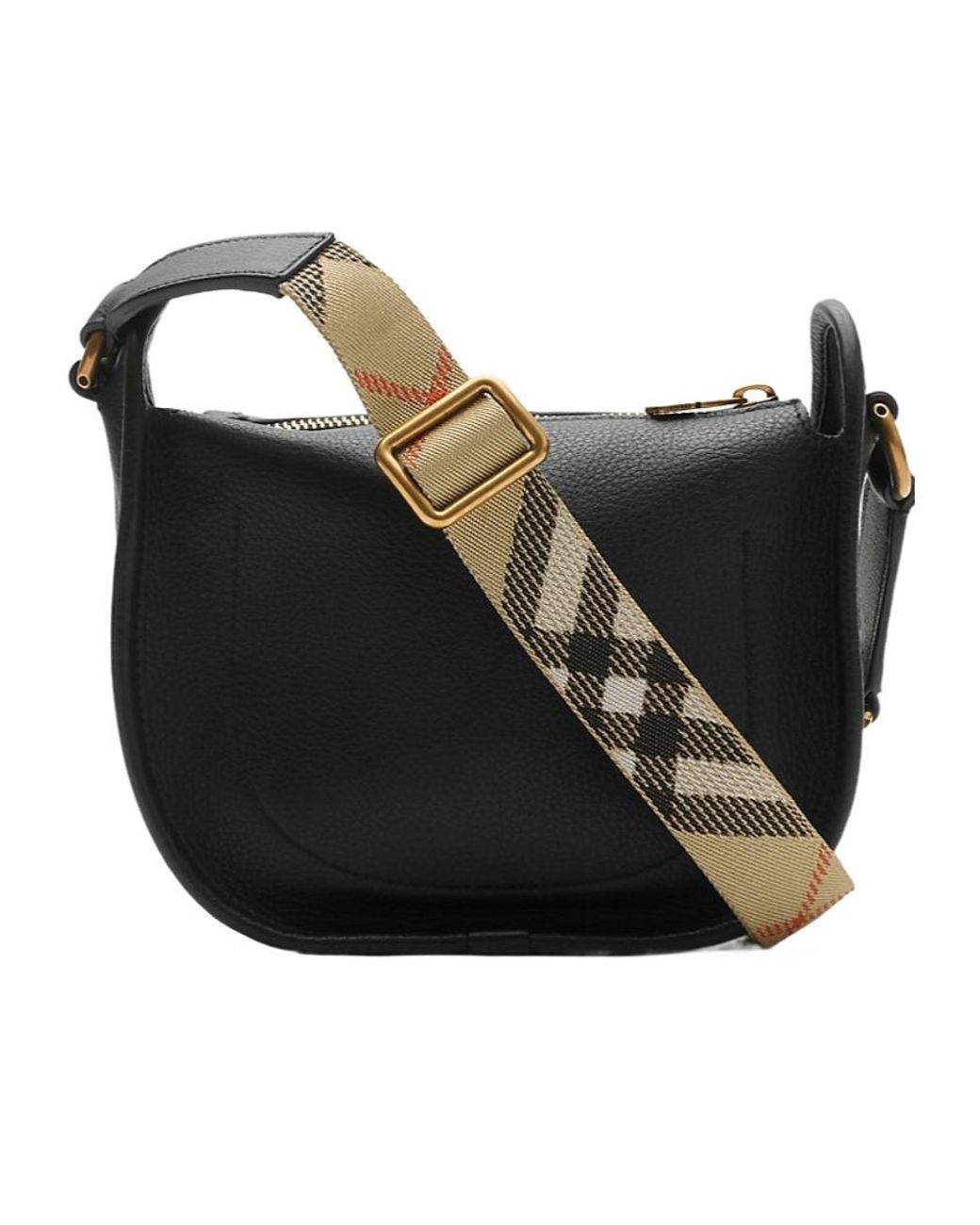 Burberry Black Mini B Clip Messenger Bag