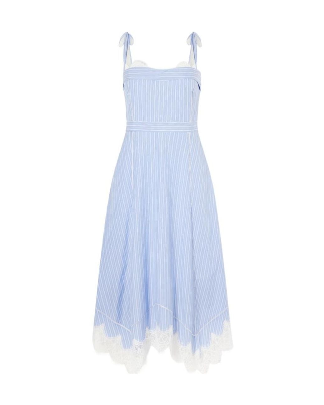Jonathan Simkhai Blue Avaleigh Slip Dress