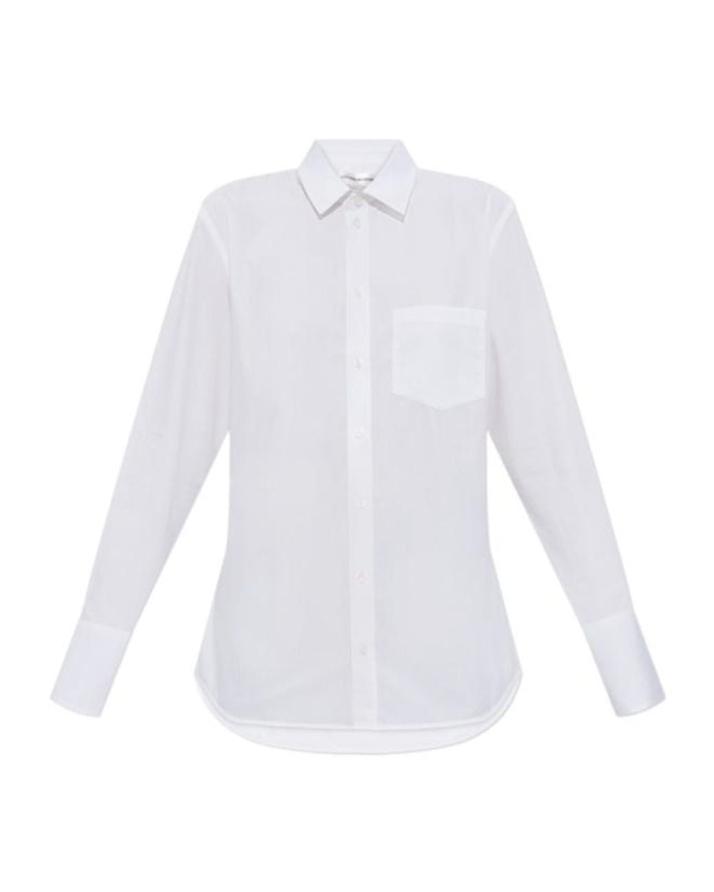 Victoria Beckham White Tab Detail Shirt