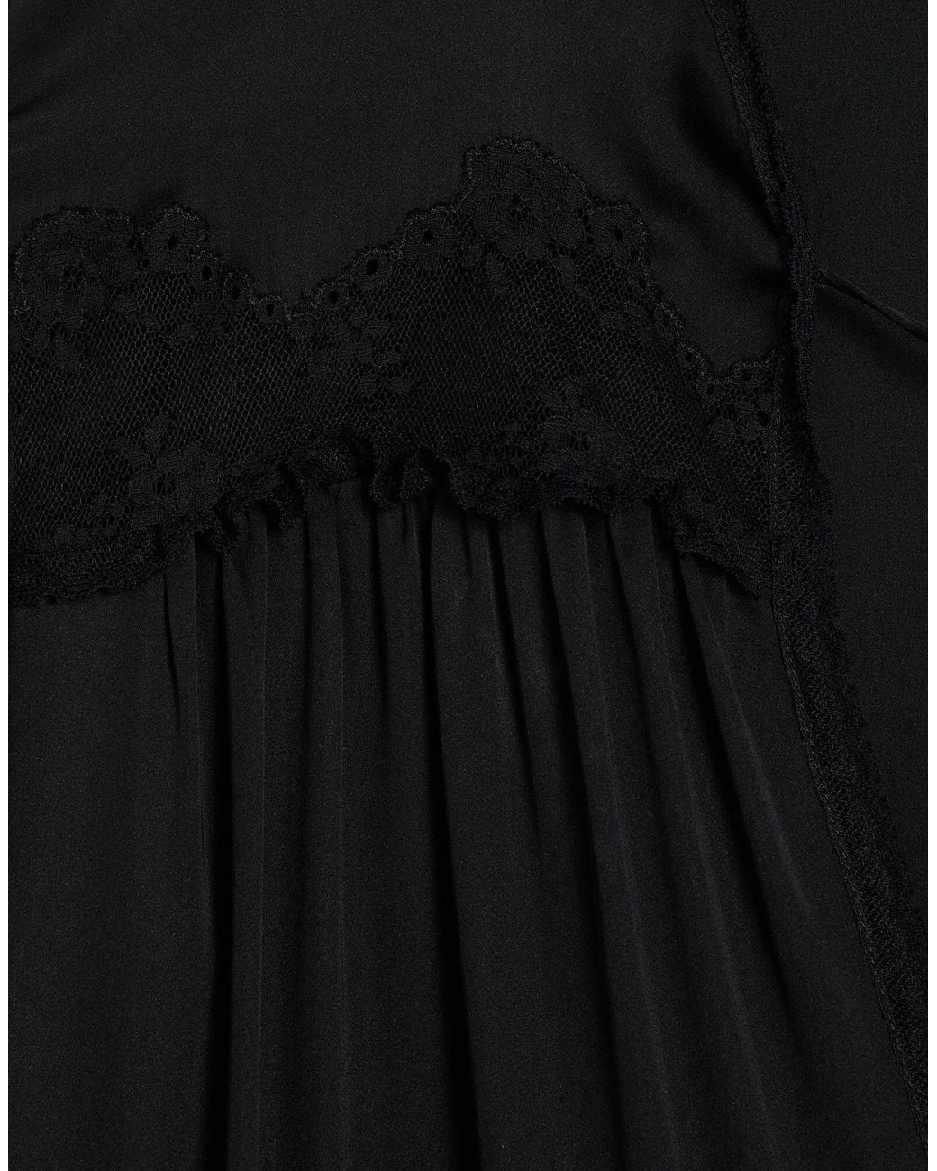 Saint Laurent Black Solid Color Jumpsuits