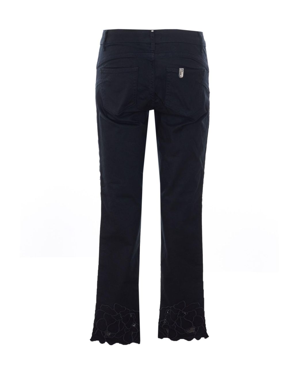 Liu Jo Blue Floral Embroidered Skinny Trousers
