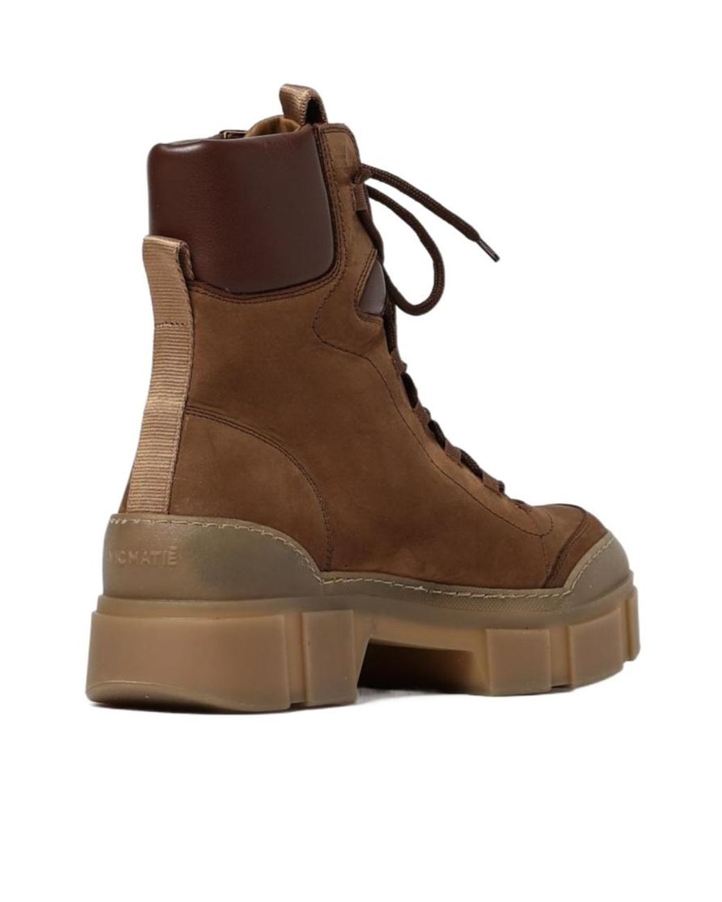 Vic Matié Brown Lace-Up Ankle Boots