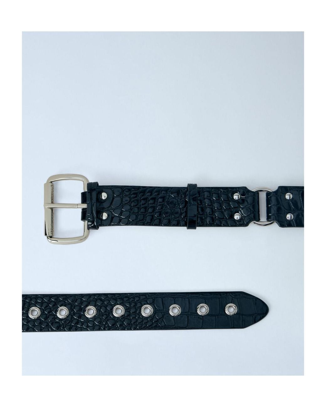 Vivienne Westwood White Bondage Buckle Belt