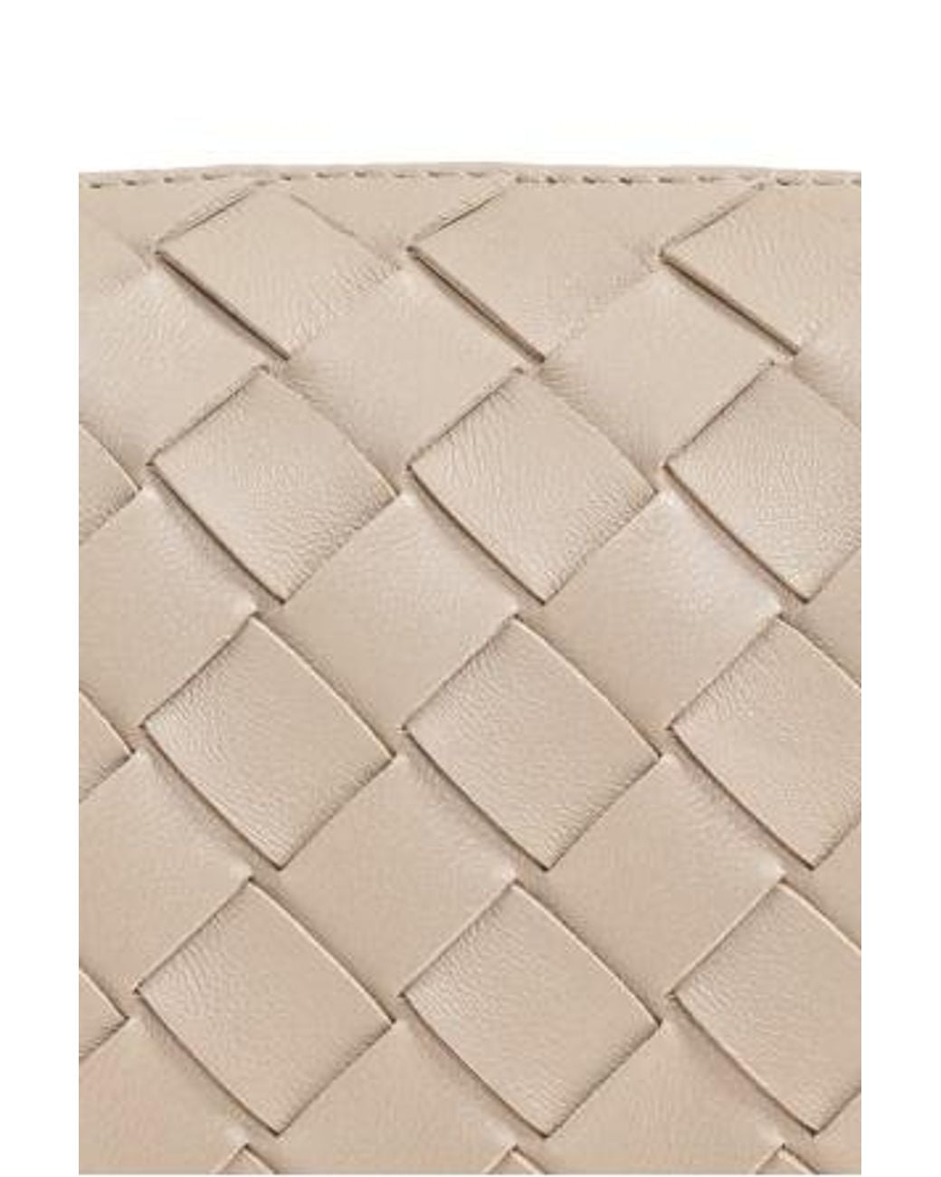 Bottega Veneta Natural Zipper Shoulder Bag
