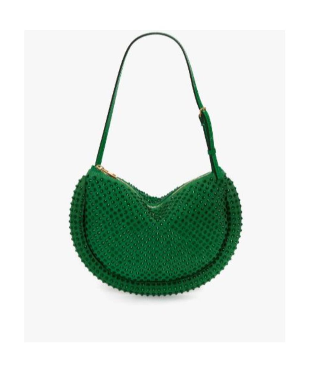 J.W. Anderson Green Jw Anderson Bumper Moon Embellished Shoulder Bag