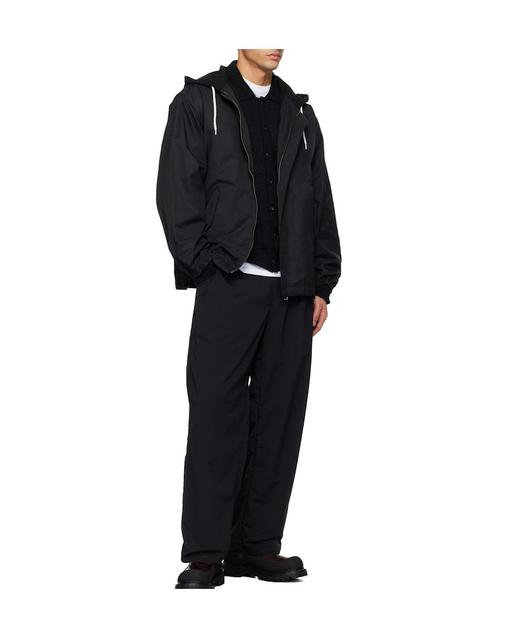 Nanamica Black Alphadry Club Casual Pants for men