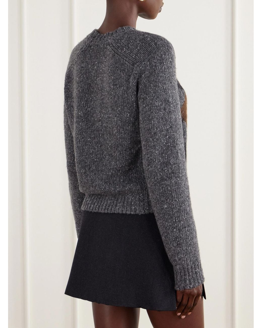 Kallmeyer Gray Wool-Blend Sweater