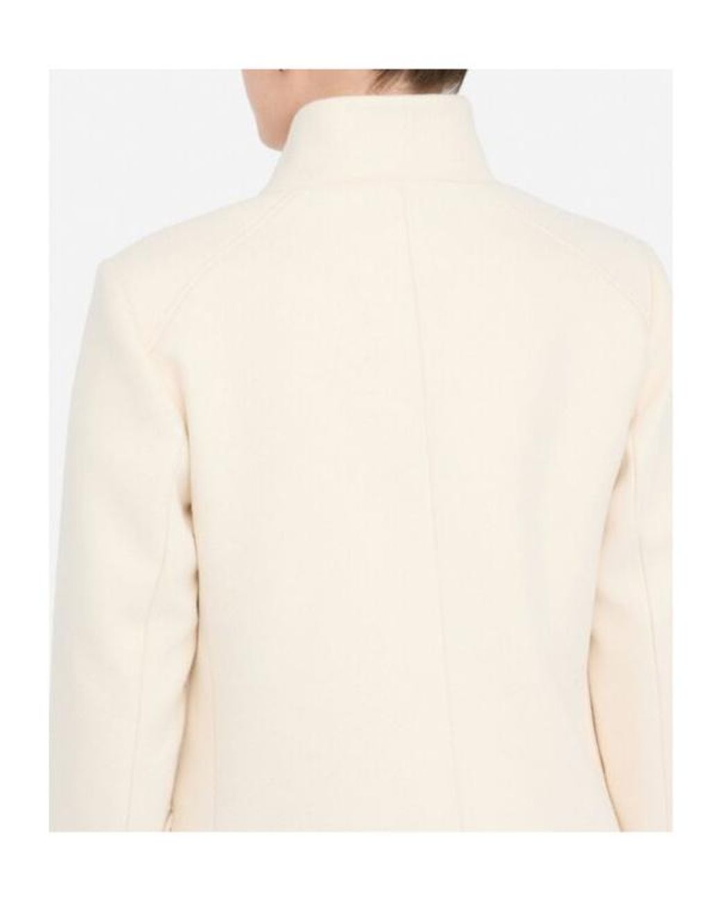 Liu Jo Natural Funnel Neck Pocket Coat
