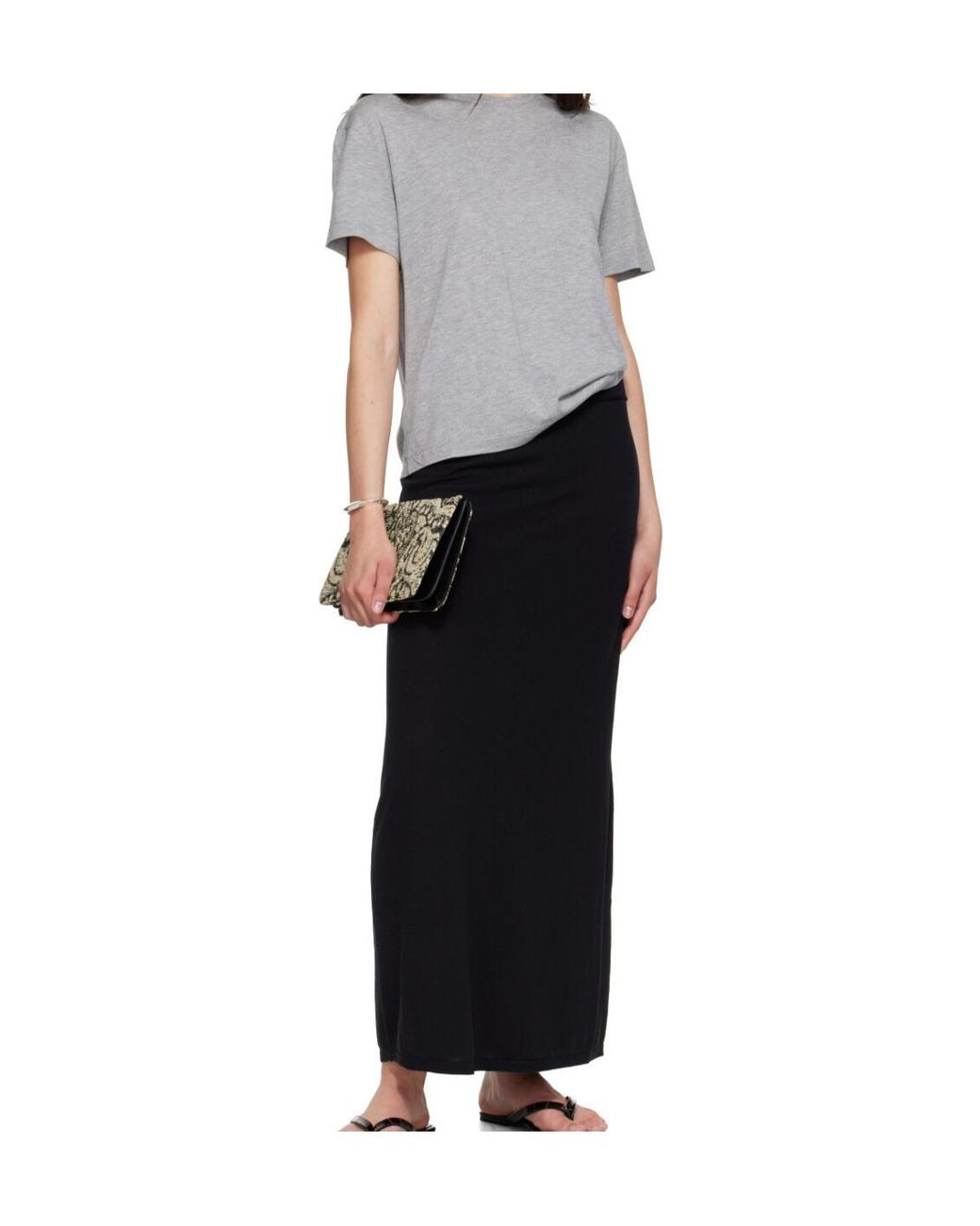 Totême Metallic Patterned Clutch