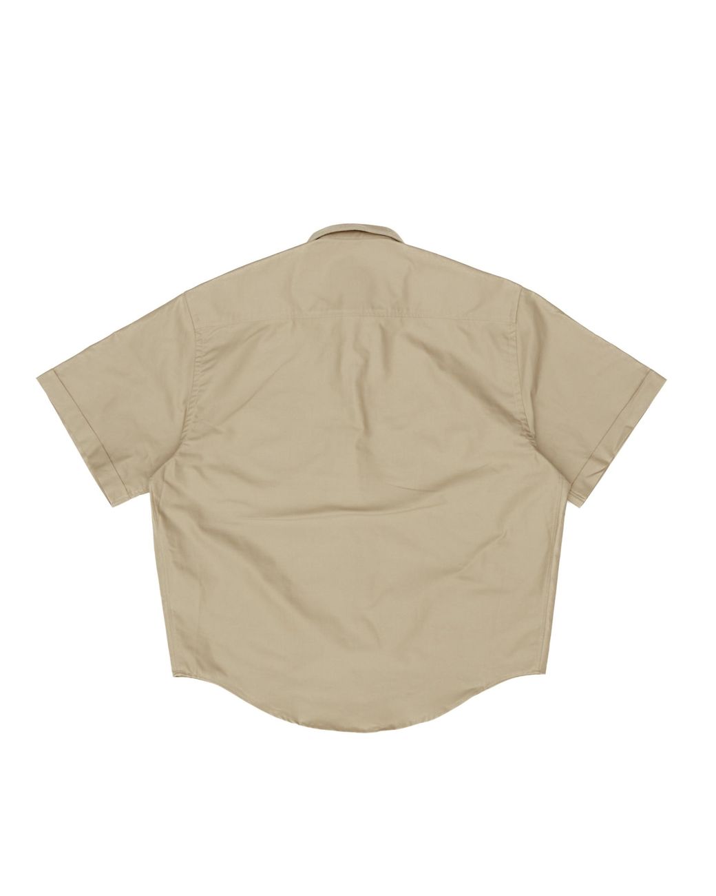 AMI Natural Logo Detailed Short Sleeved Shirt for men