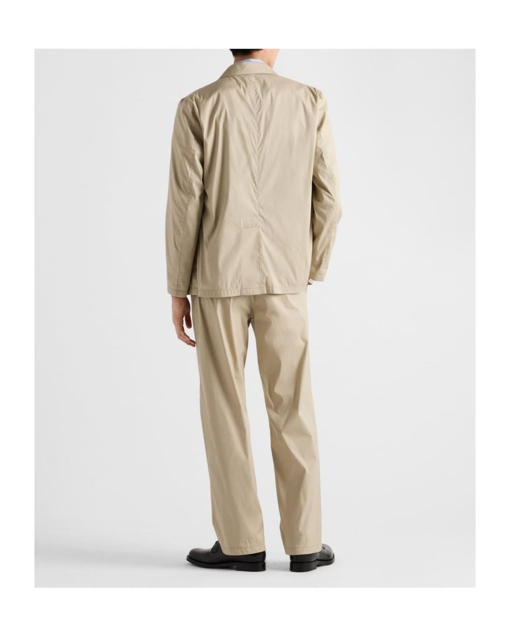 Prada Natural Stretch Poplin Pants for men