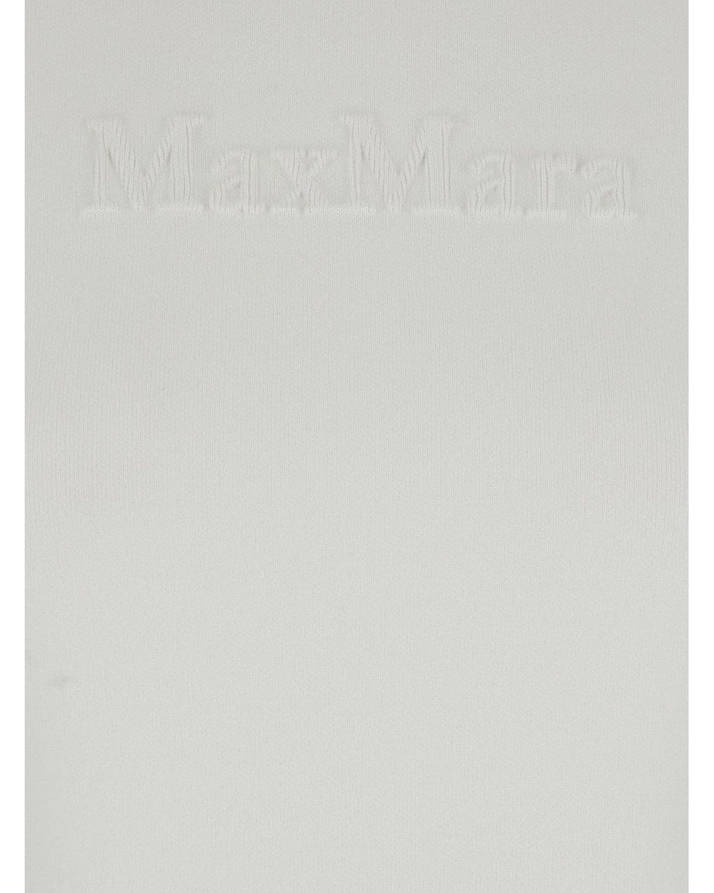 Max Mara White Adelio Crewneck Short-Sleeved T-Shirt