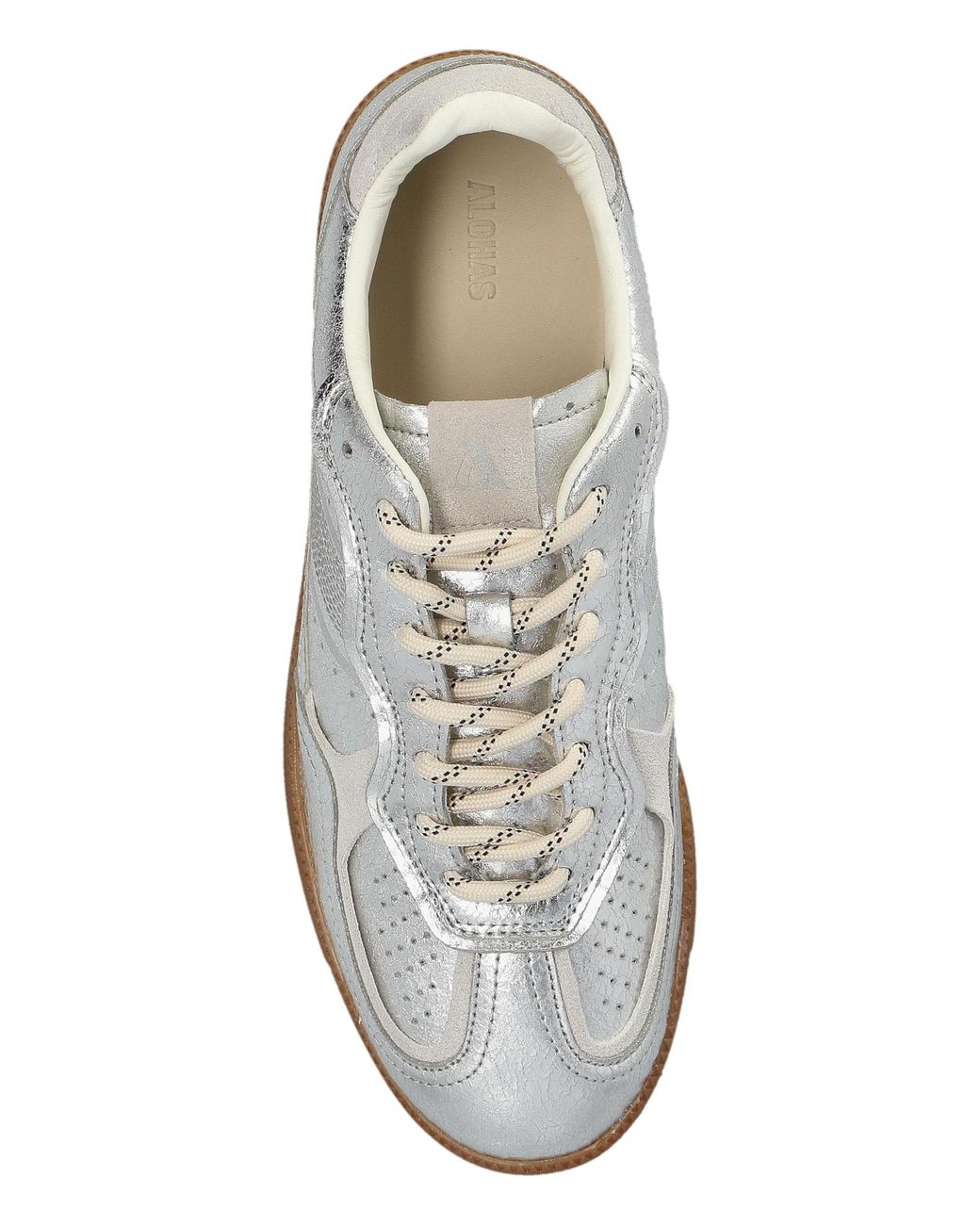 Alohas White Tb.490 Lace-Up Casual Sneakers