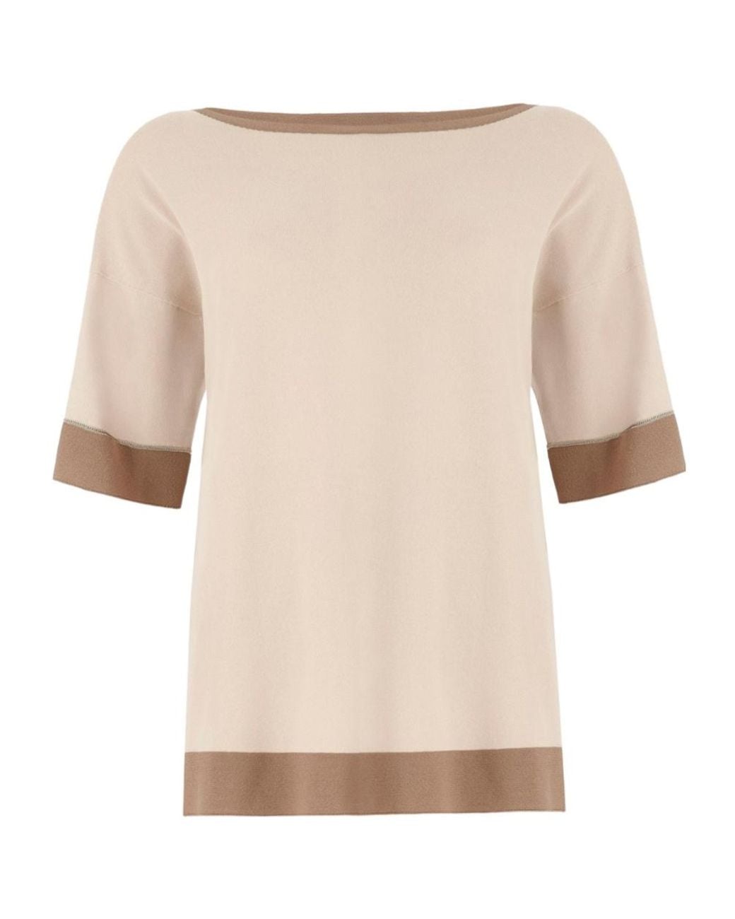 D.exterior Natural Crewneck T-Shirt