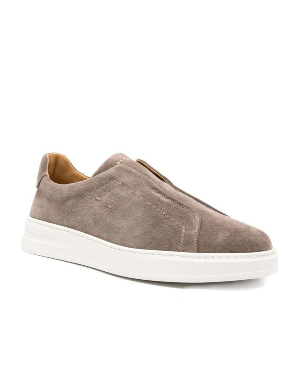 Henderson Brown Suede Sneakers for men