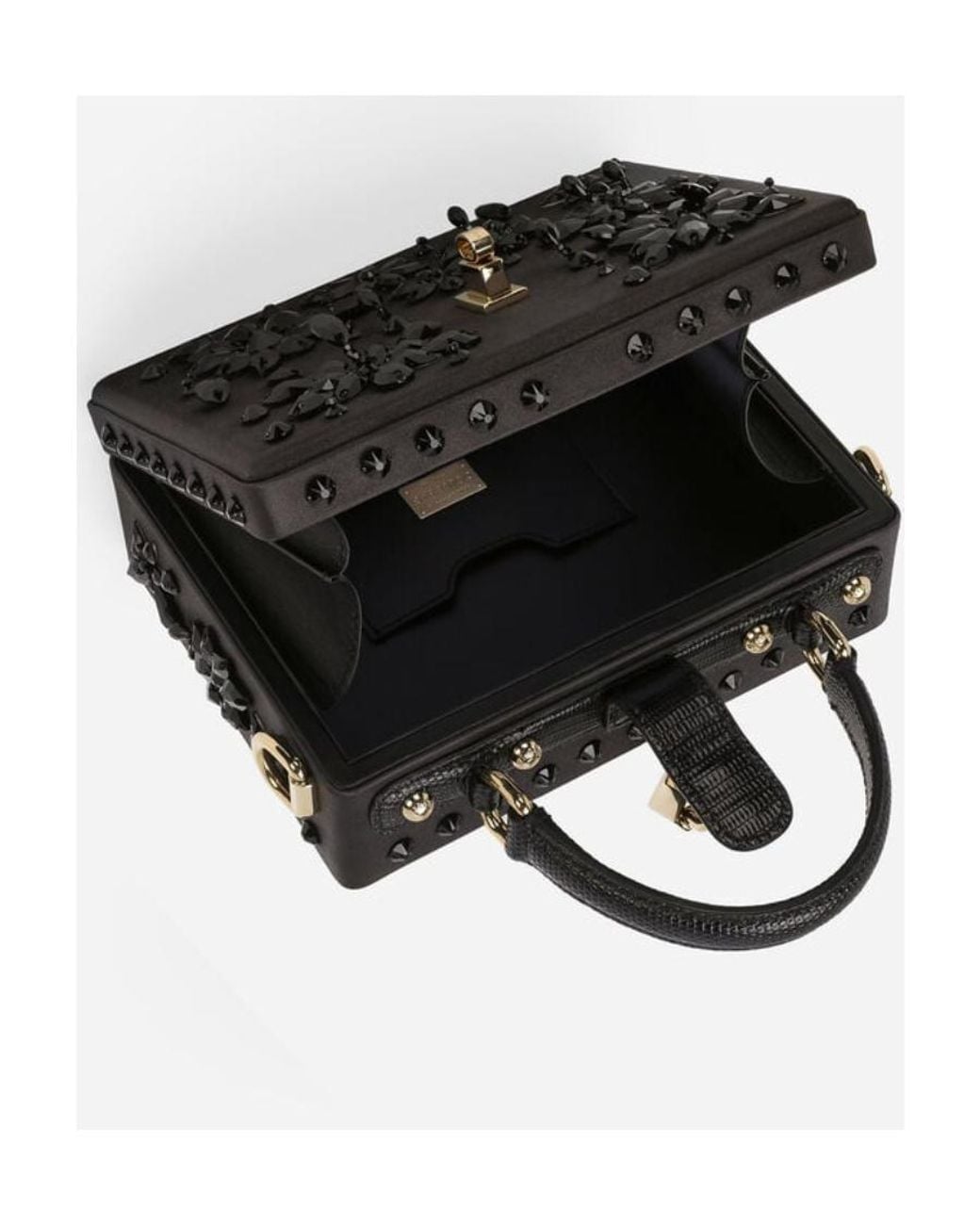 Dolce & Gabbana Black Dolce Box Handbag