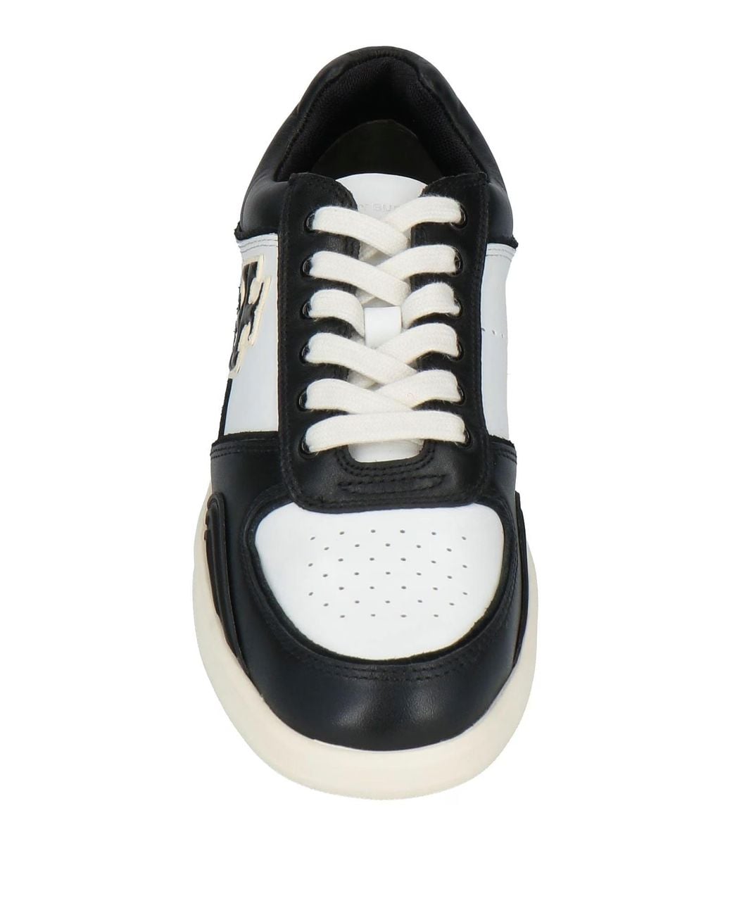 Tory Burch Black Minimalist Leather Casual Shoes