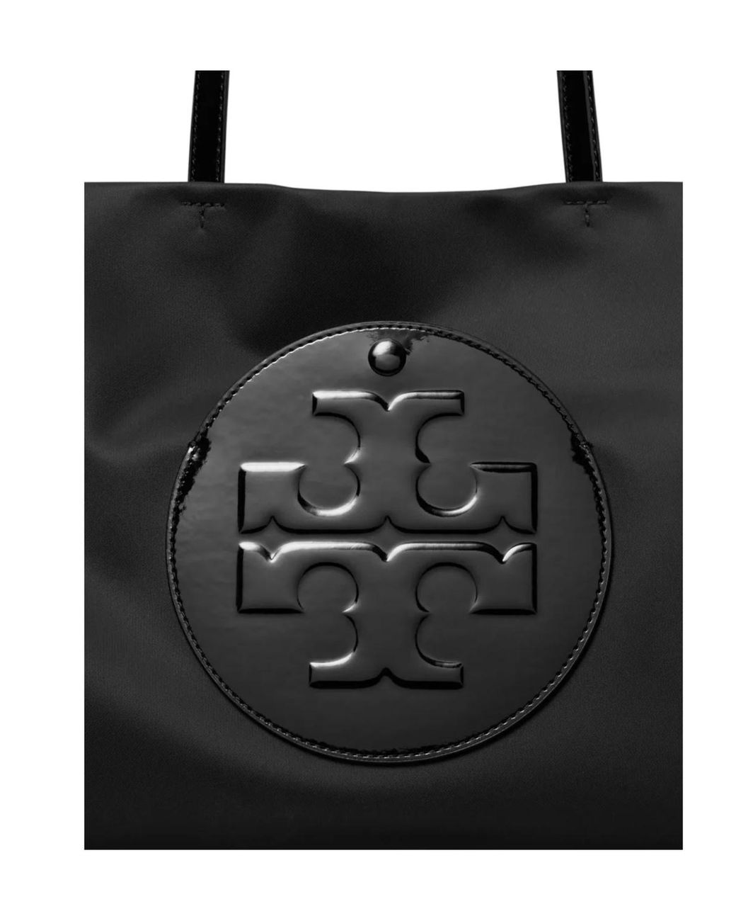 Tory Burch Black Small Ella Tote Bag