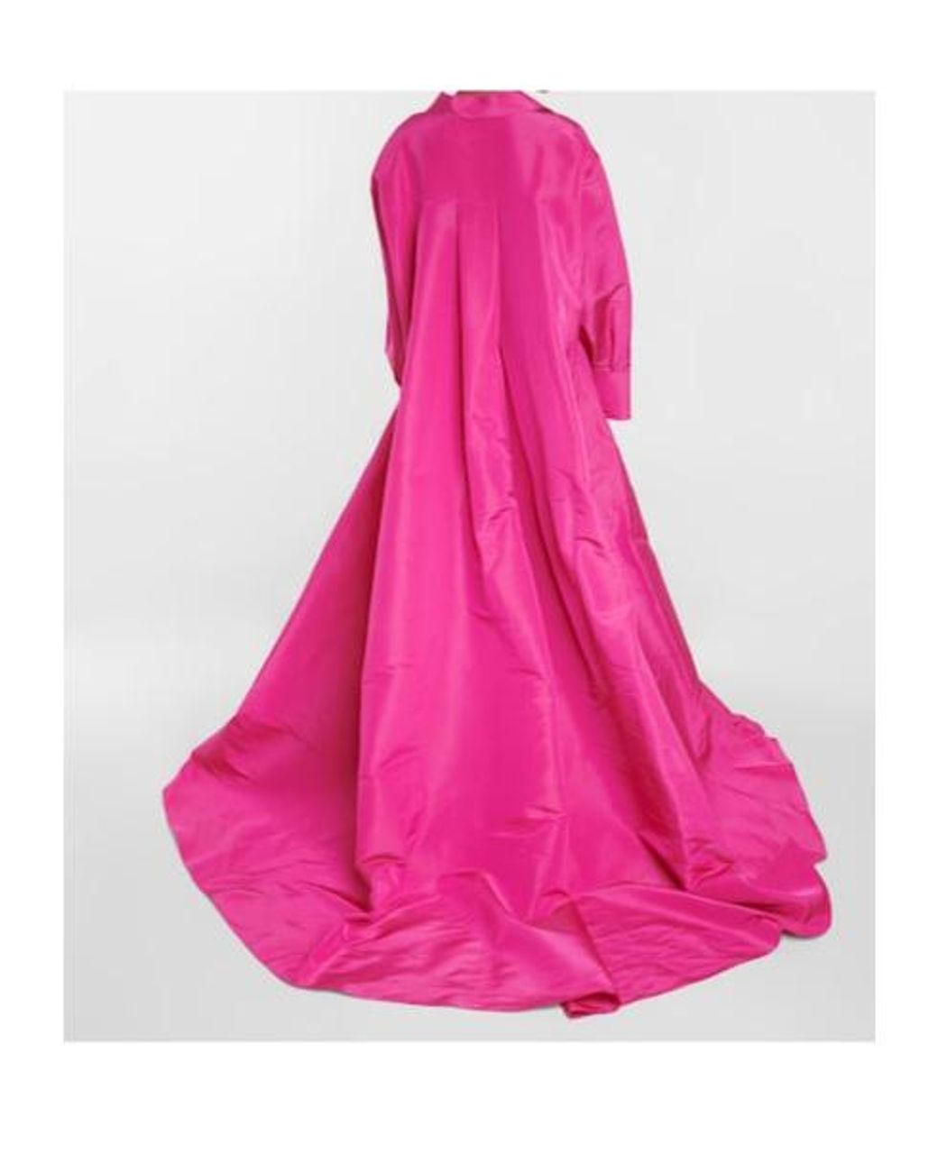 Valentino Pink Silk Faille Gown