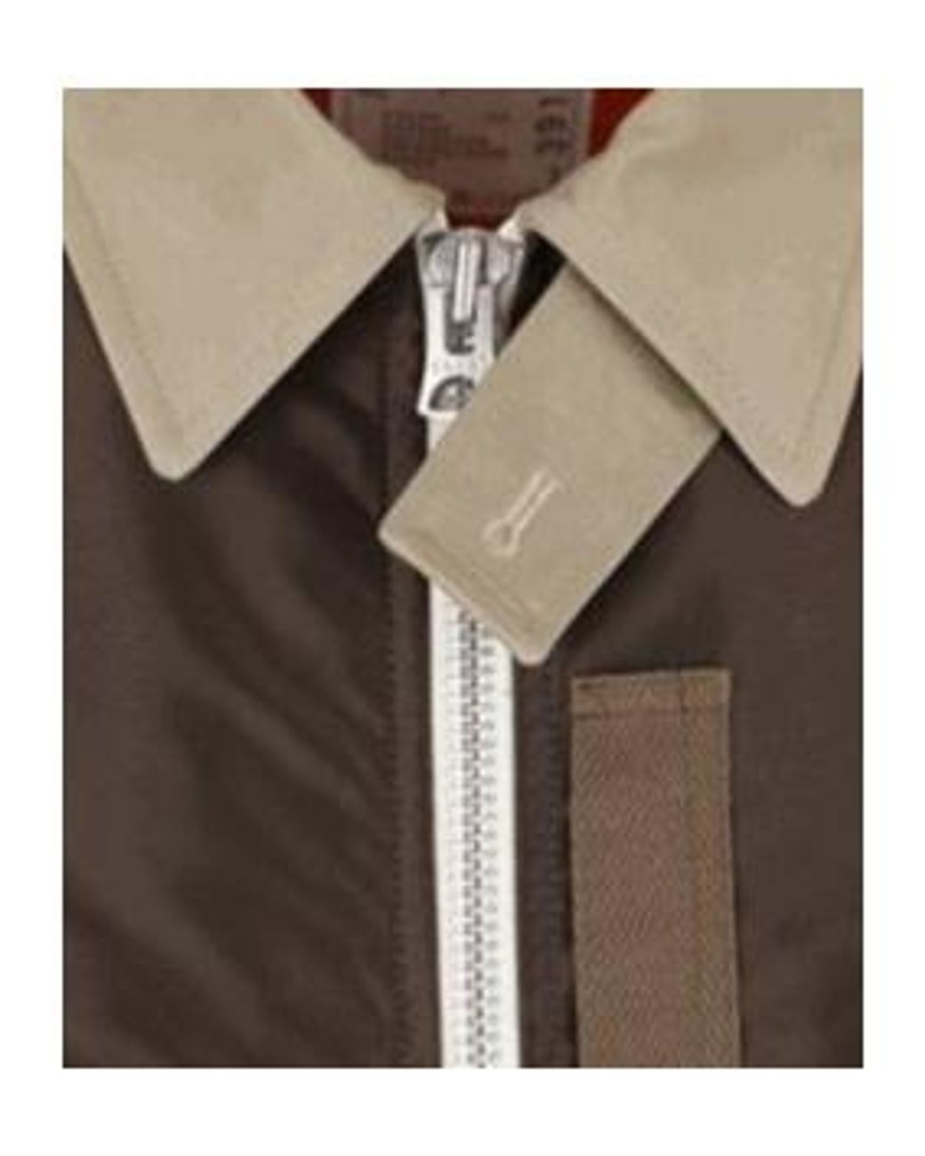 Sacai Brown Cotton Twill Jacket for men