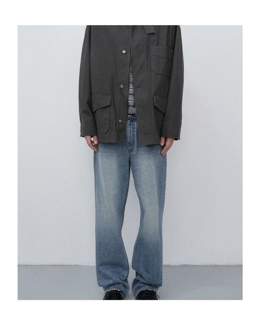 DUNST Blue Belt-Loop Jeans for men