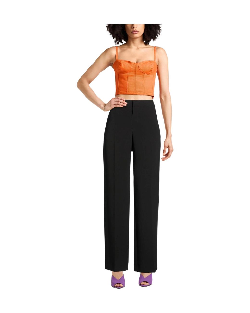 Isabel Marant Black Straight-Leg Trousers
