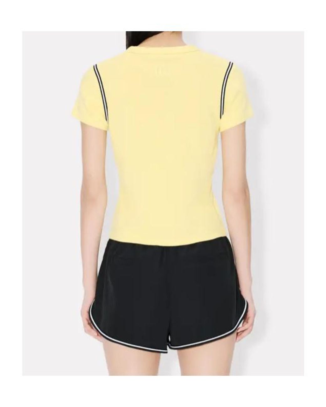 KENZO Yellow 'Boke Flower 2.0' Embroidered T-Shirt