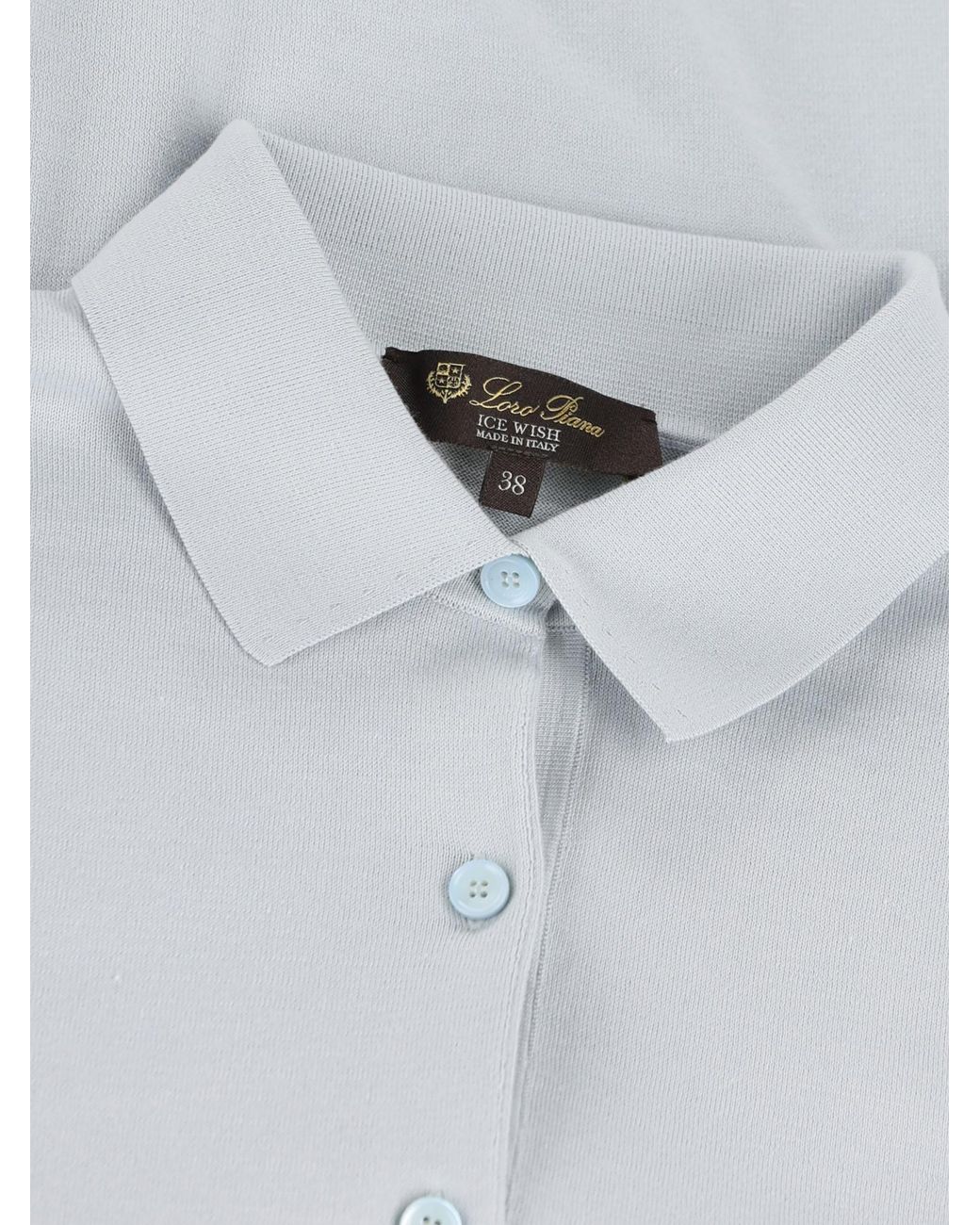 Loro Piana White Regular Fit Polo Shirt