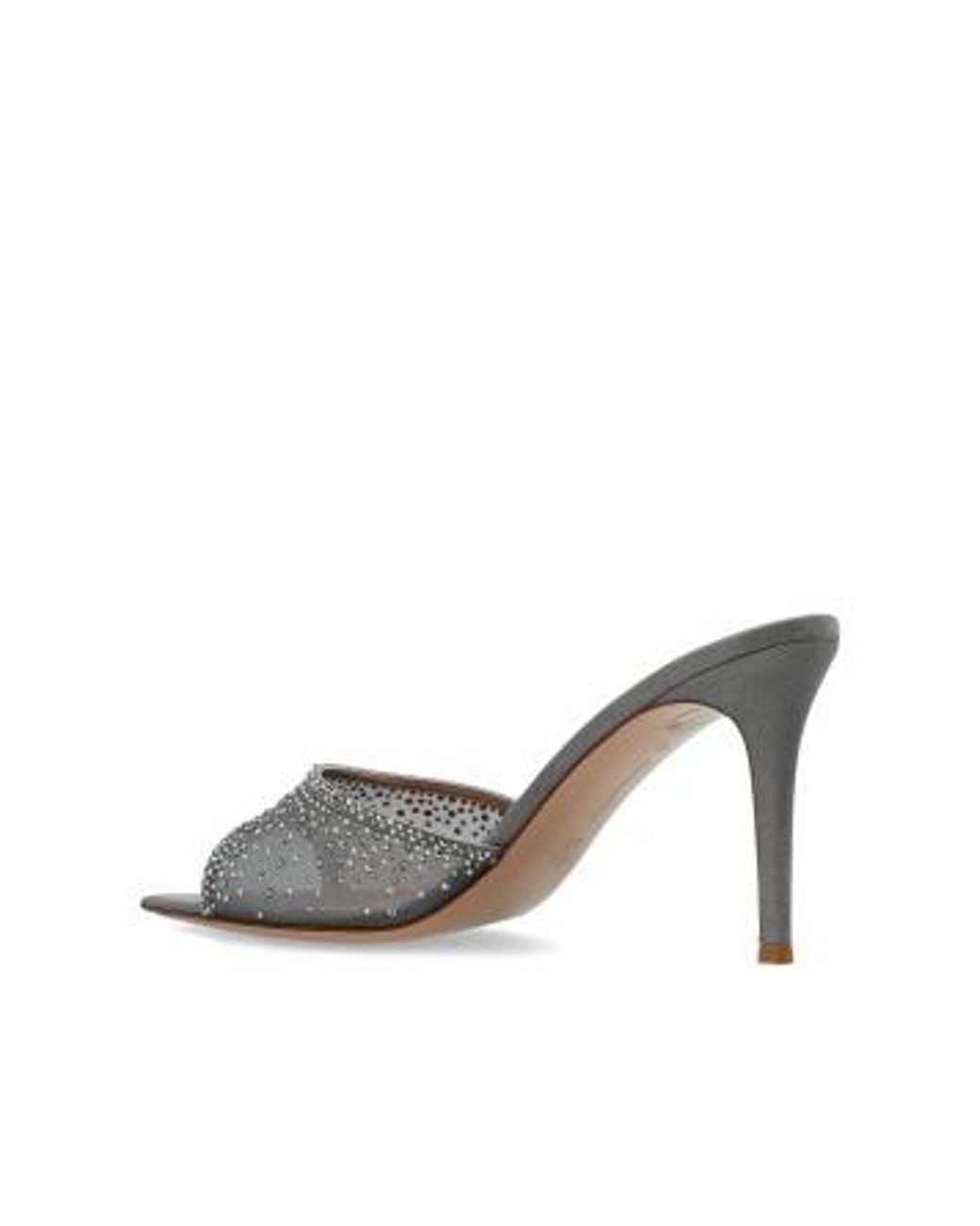 Gianvito Rossi White Rania Heeled Sandals