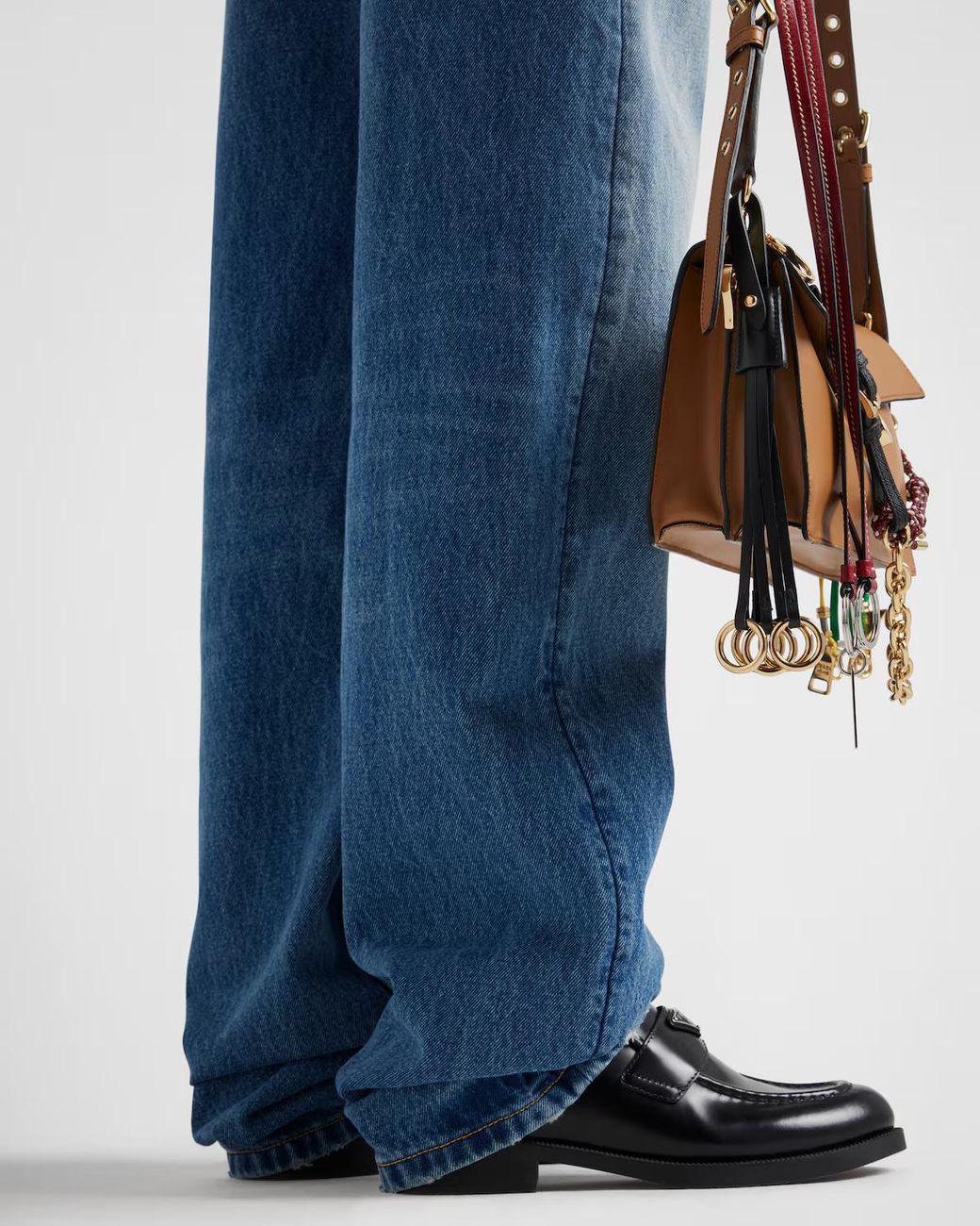 Prada Blue Five-Pocket Denim Jeans