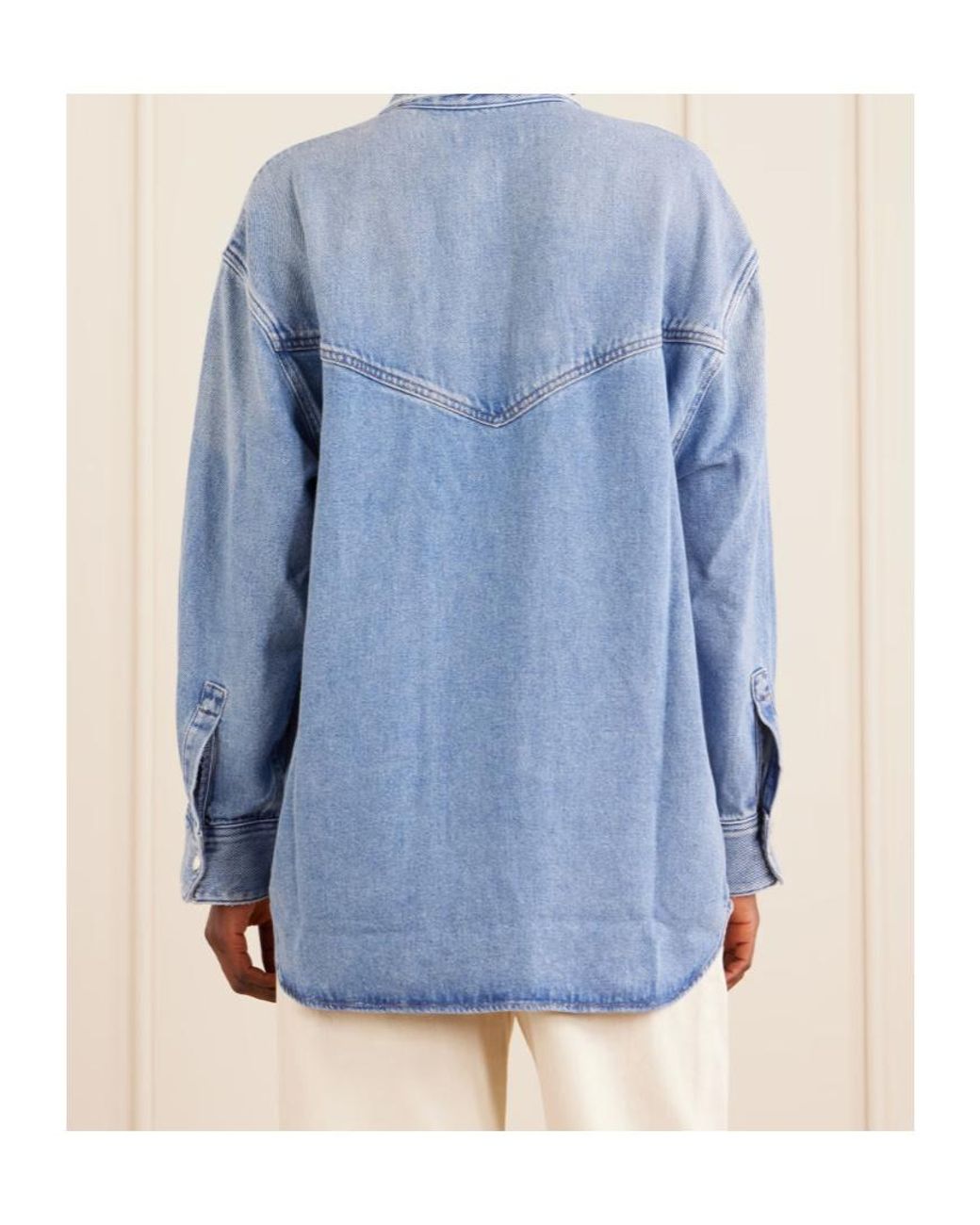 Agolde Blue Lotta Denim Shirt