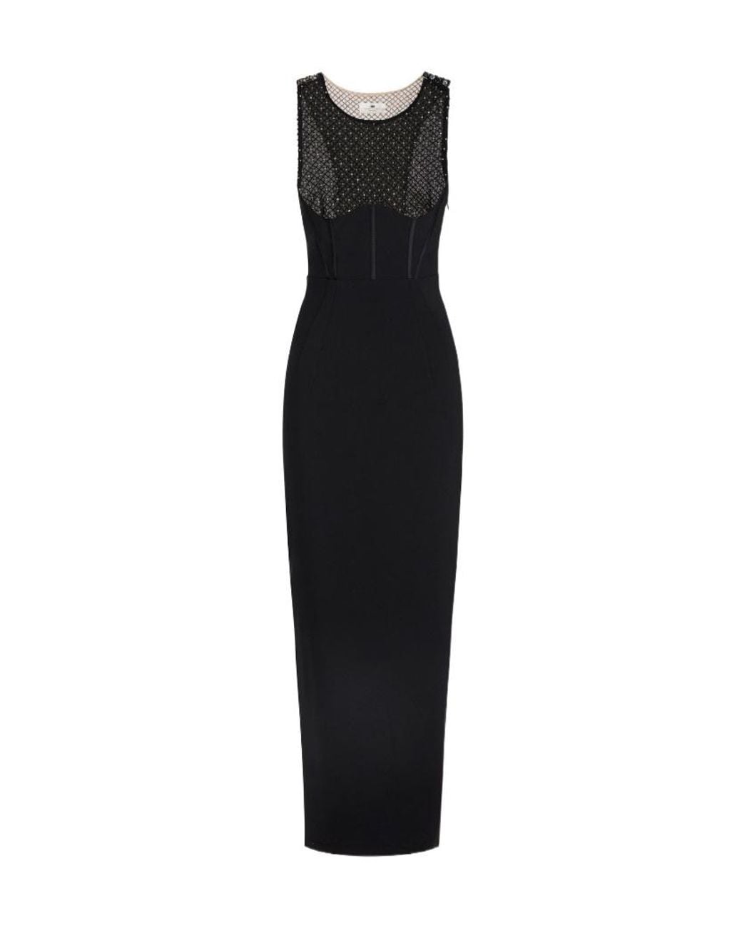 Elisabetta Franchi Black Carpet Dress