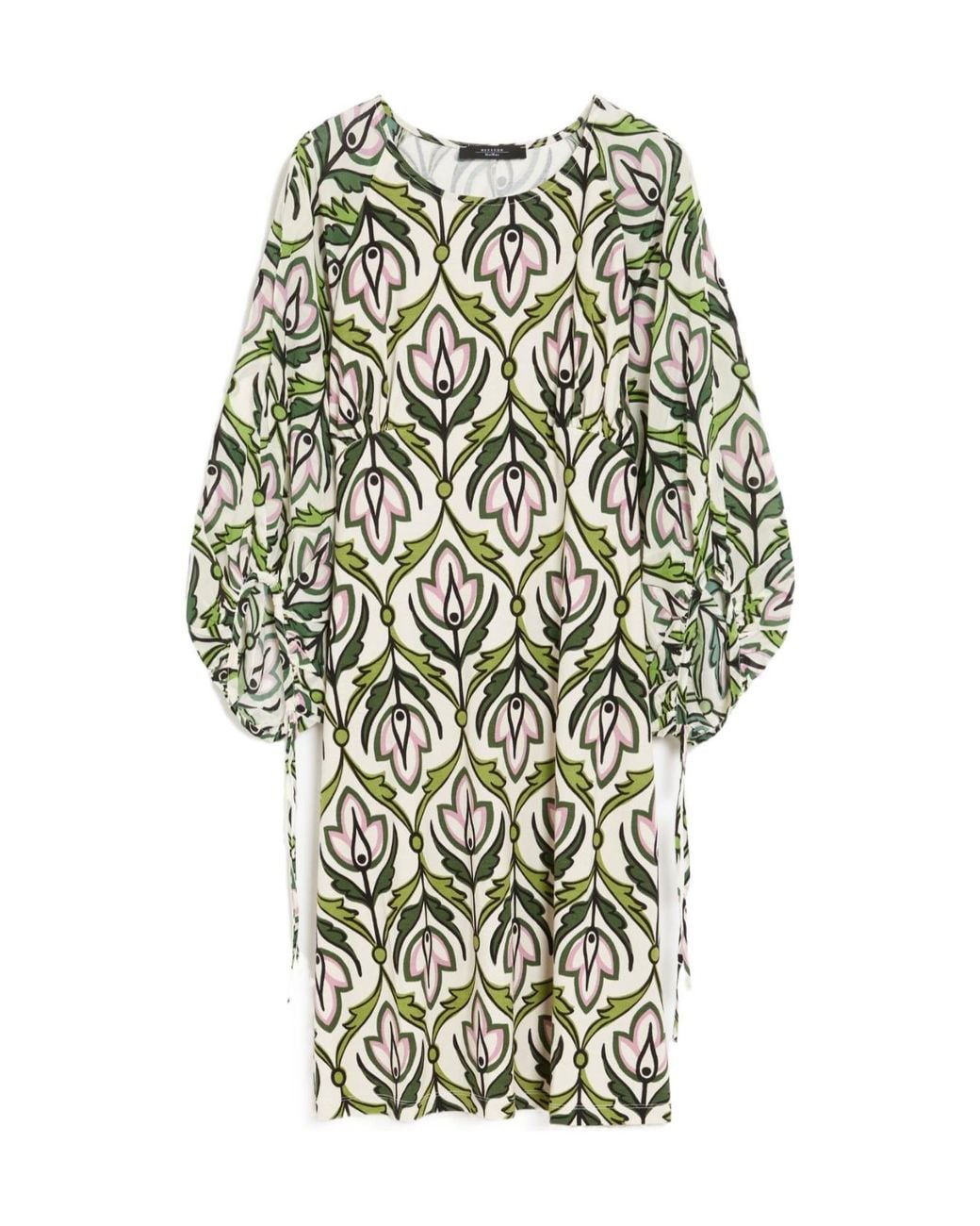 Weekend by Maxmara White Floral Pattern Dress