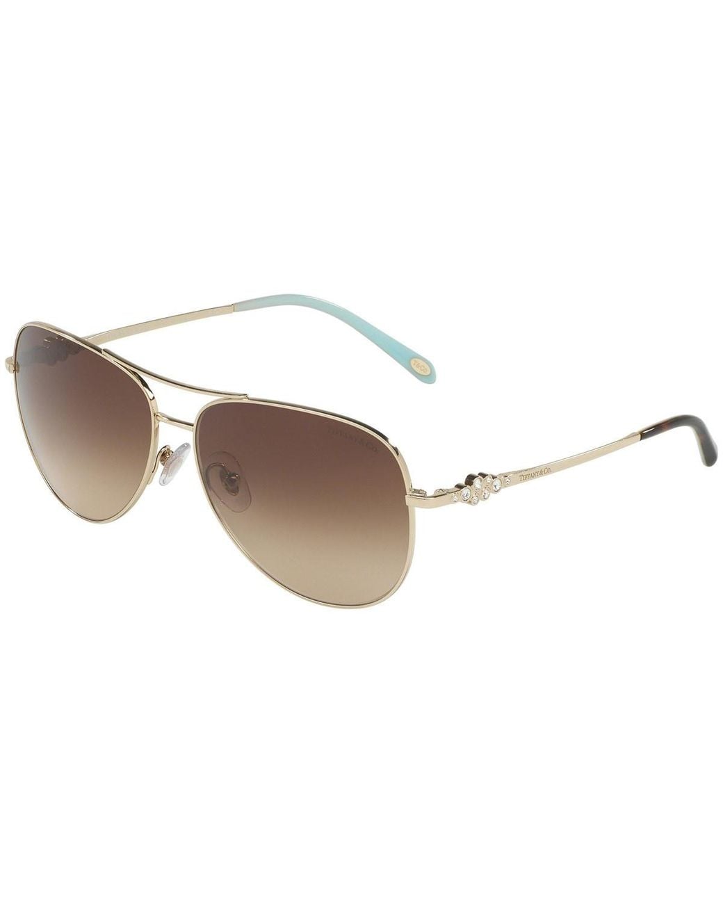 Tiffany & Co Brown Logo Sunglasses