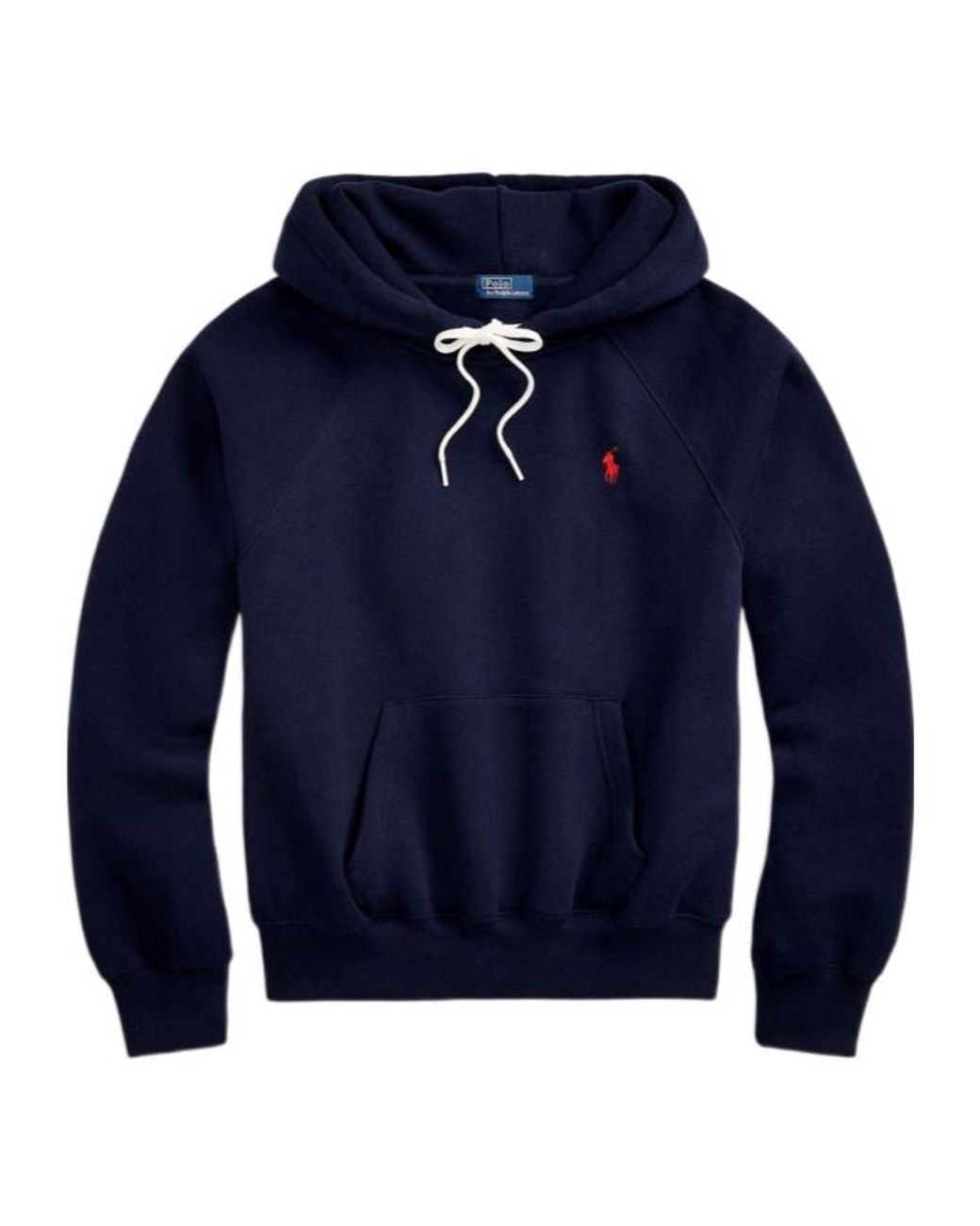 Polo Ralph Lauren Blue Logo Embroidered Drawstring Hoodie