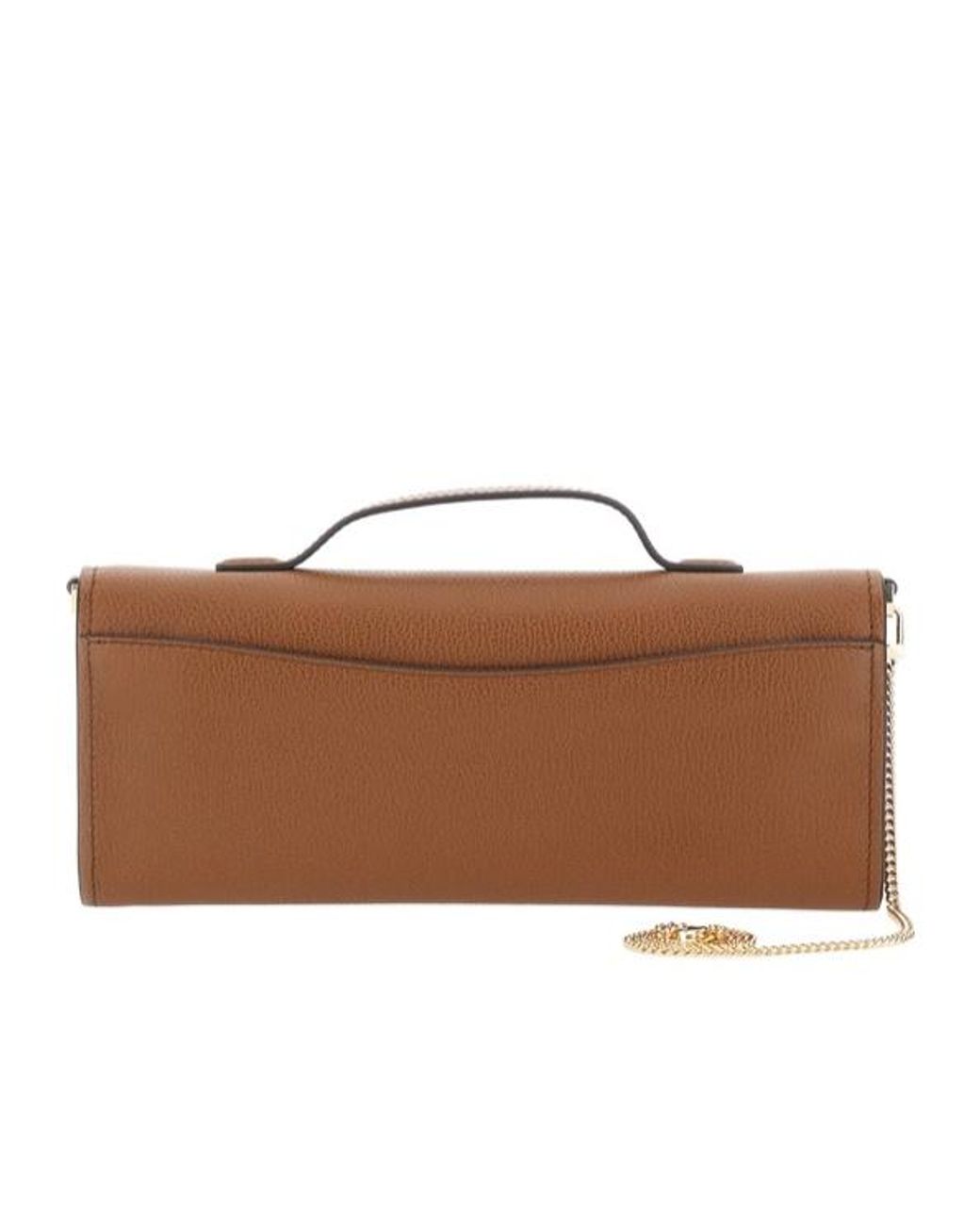 MICHAEL Michael Kors Brown Hamilton Chain Clutch Bag