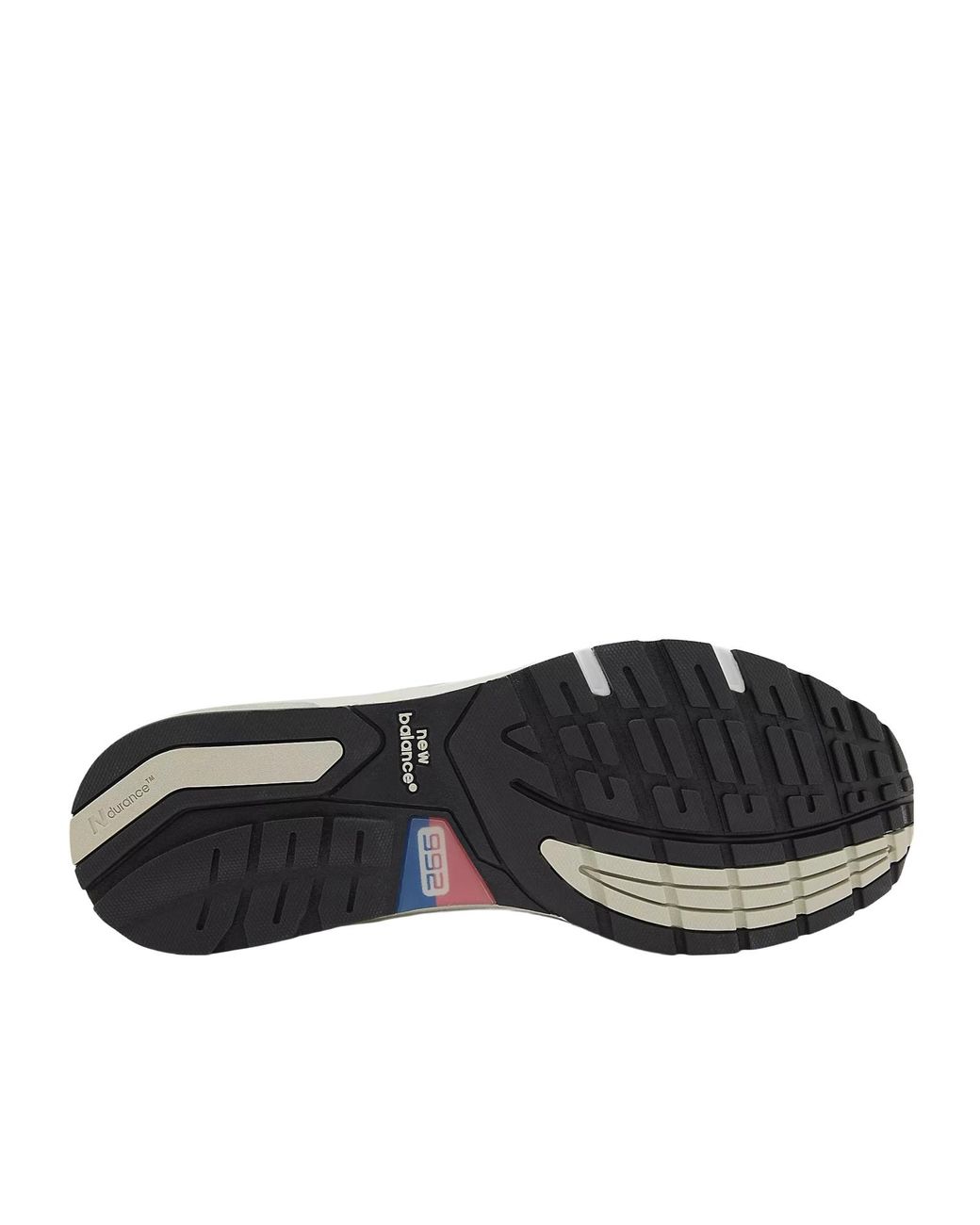 New Balance Gray 992 Lace-Up Sneakers for men