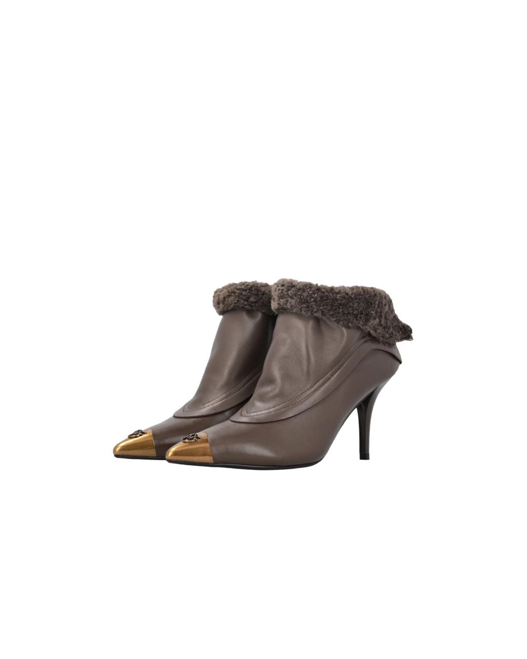 Pinko Brown 70Mm Lucy 25 Boots