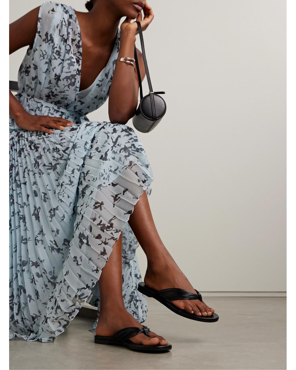 Proenza Schouler White Soft Strap Flip-Flops
