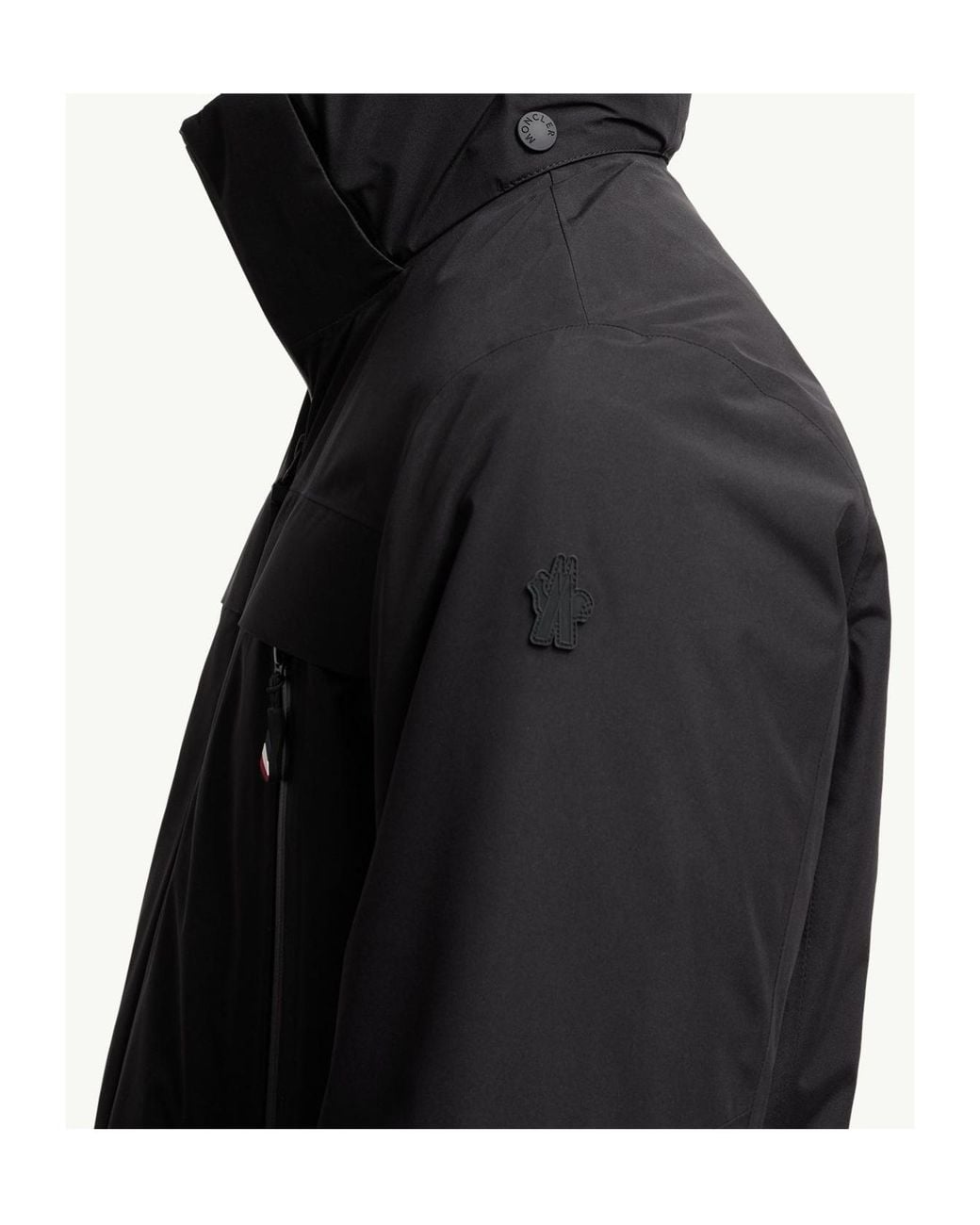 Moncler Black Grenoble Balmhorn Hooded Performance Jacket for men