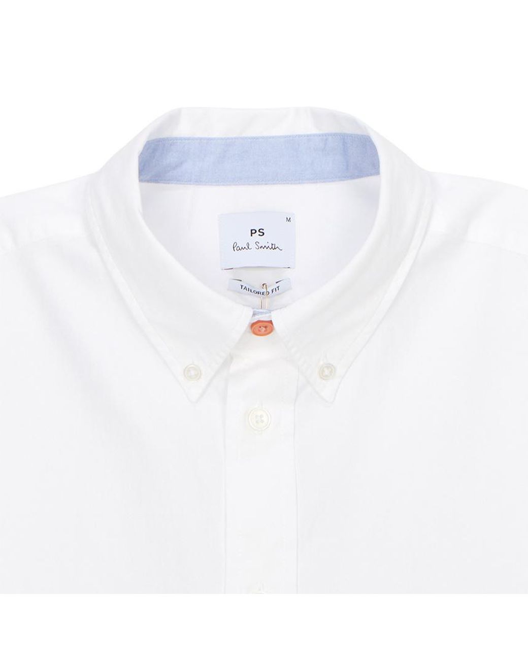 Paul Smith White Ps Zebra Patch Shirt for men