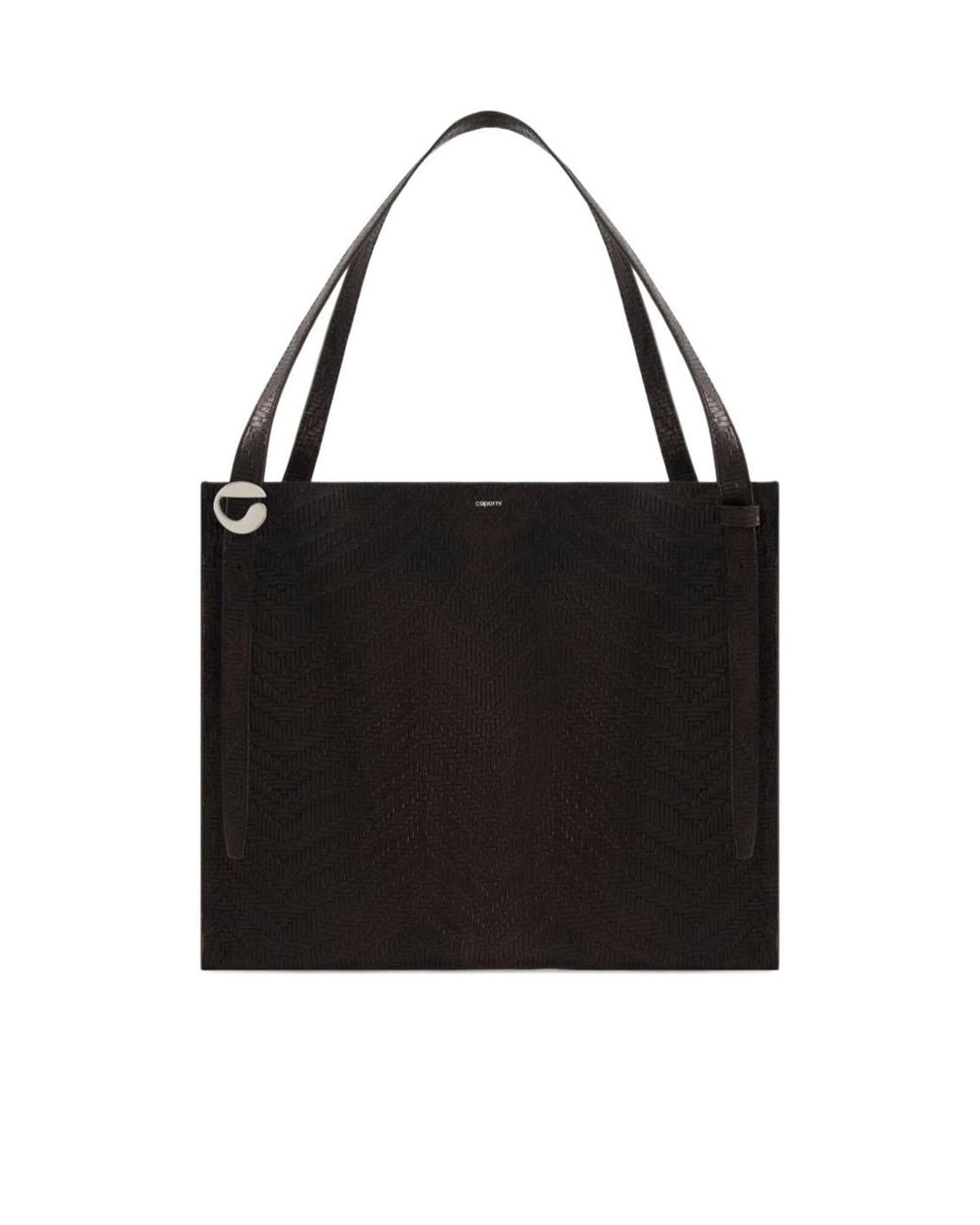 Coperni Black Logo Tote Bag
