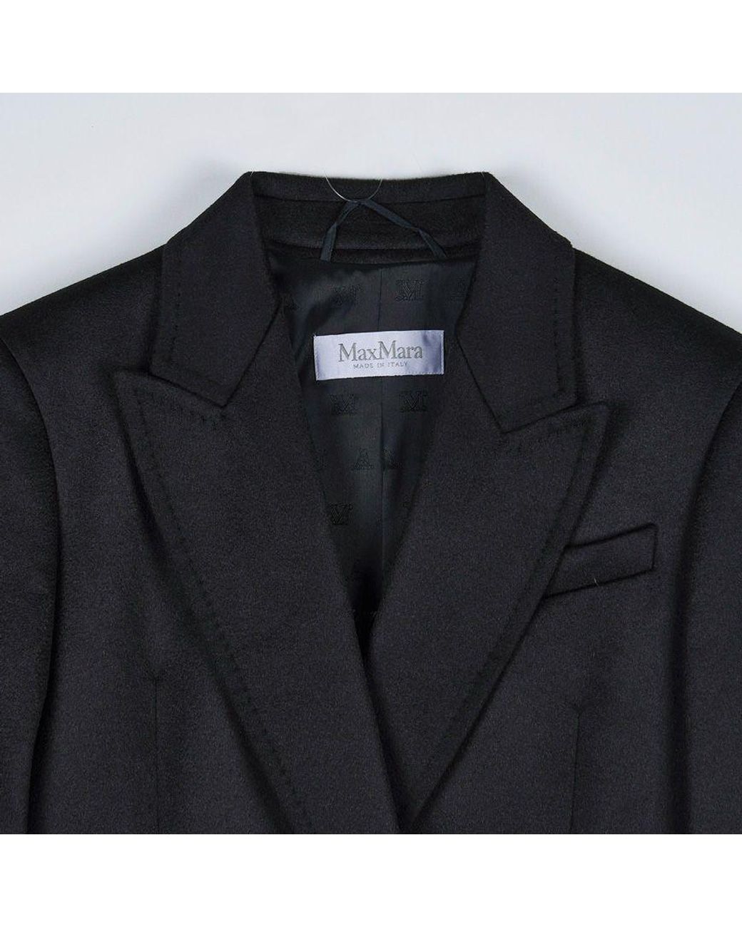 Max Mara Black Long-Sleeved Suit Jacket