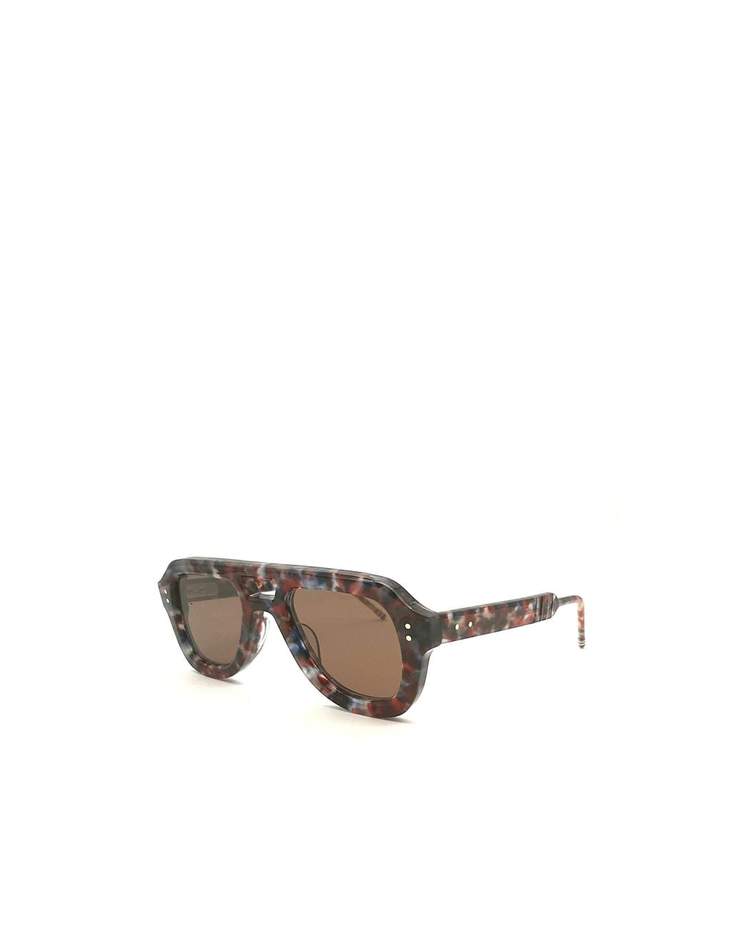 Thom Browne Multicolor Eyewear Aviator Frame Sunglasses