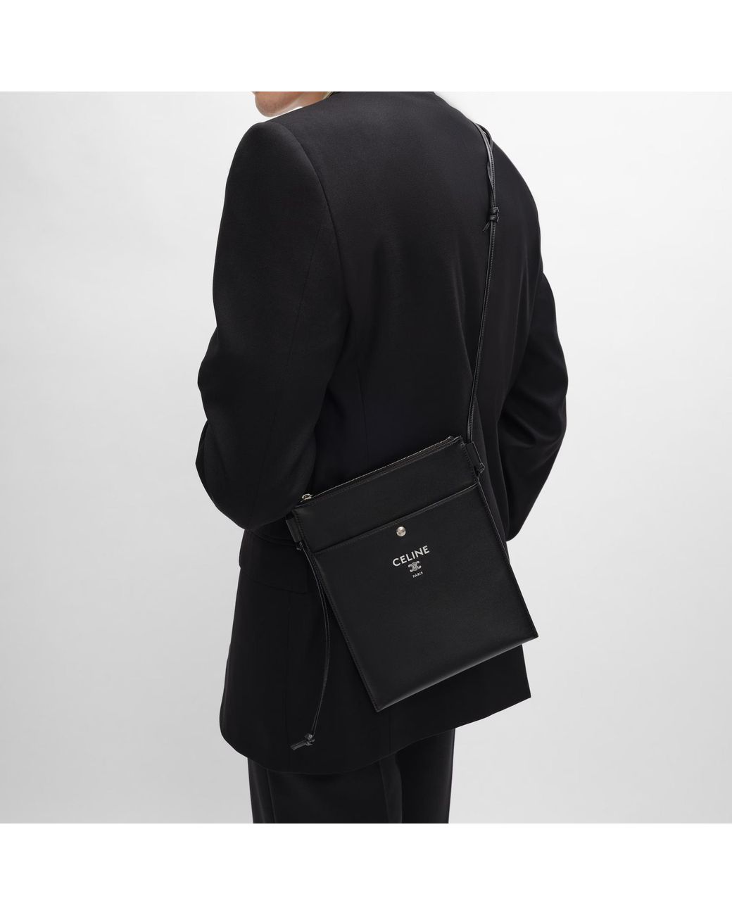Céline Black Sharp Pouch Take Away for men