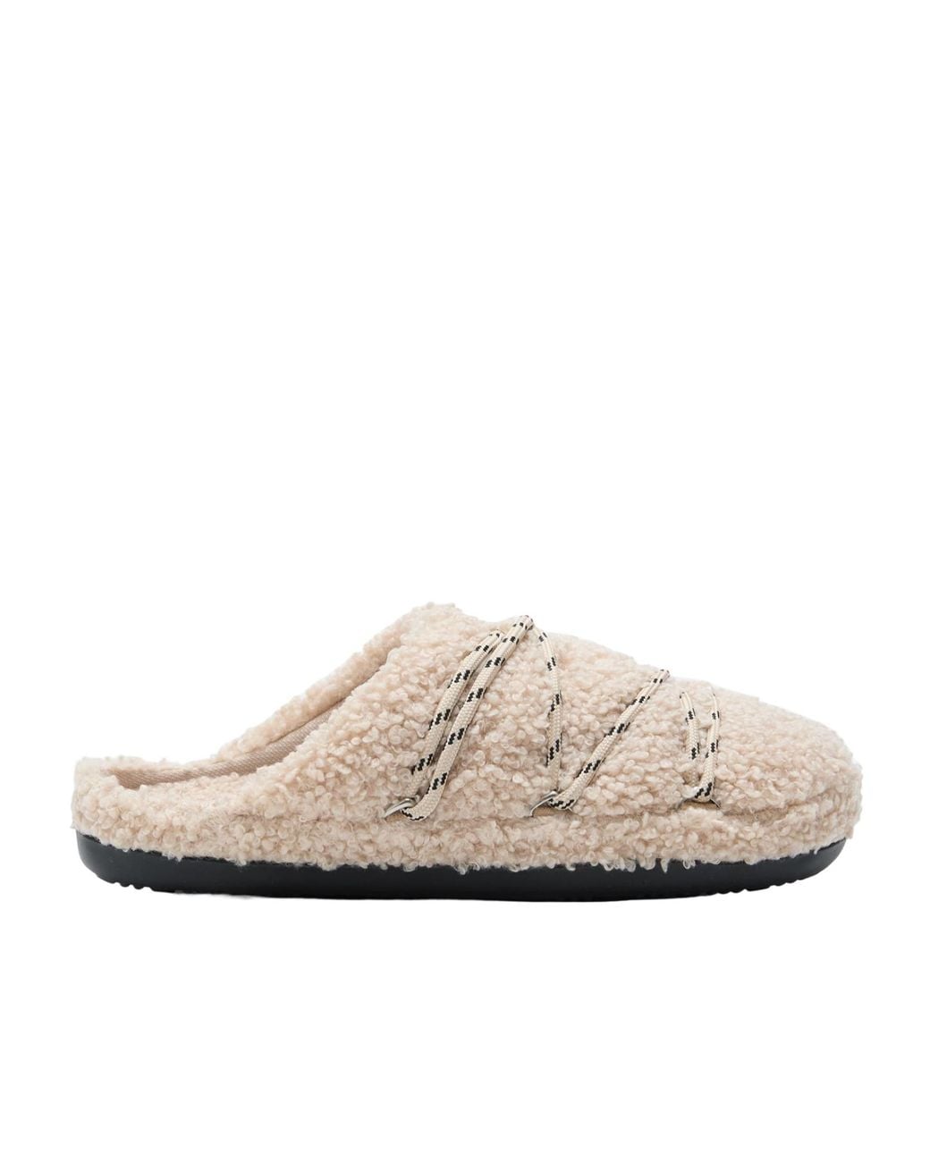 Moon Boot White Brandy Terry Sandals